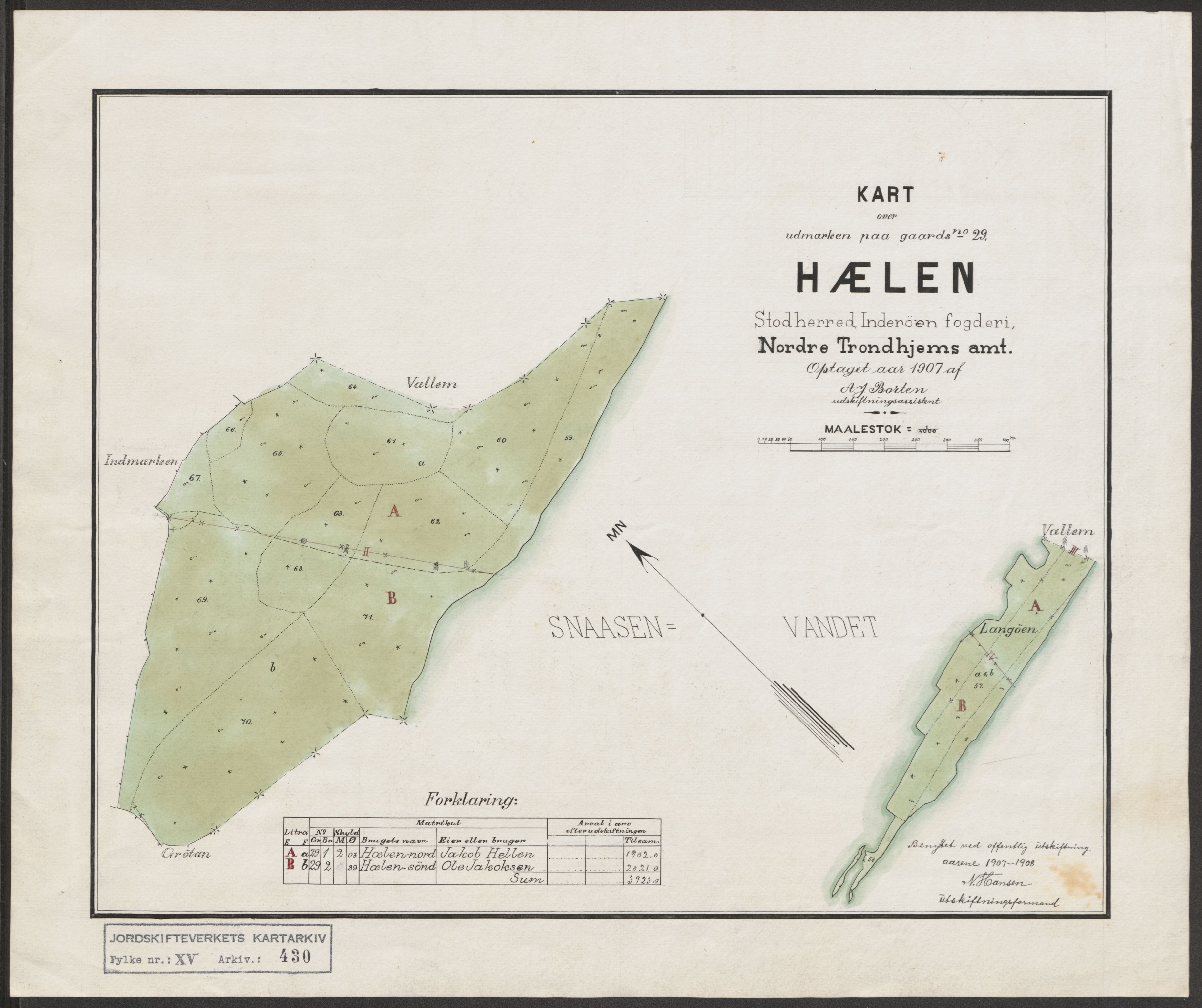 Jordskifteverkets kartarkiv, AV/RA-S-3929/T, 1859-1988, p. 534