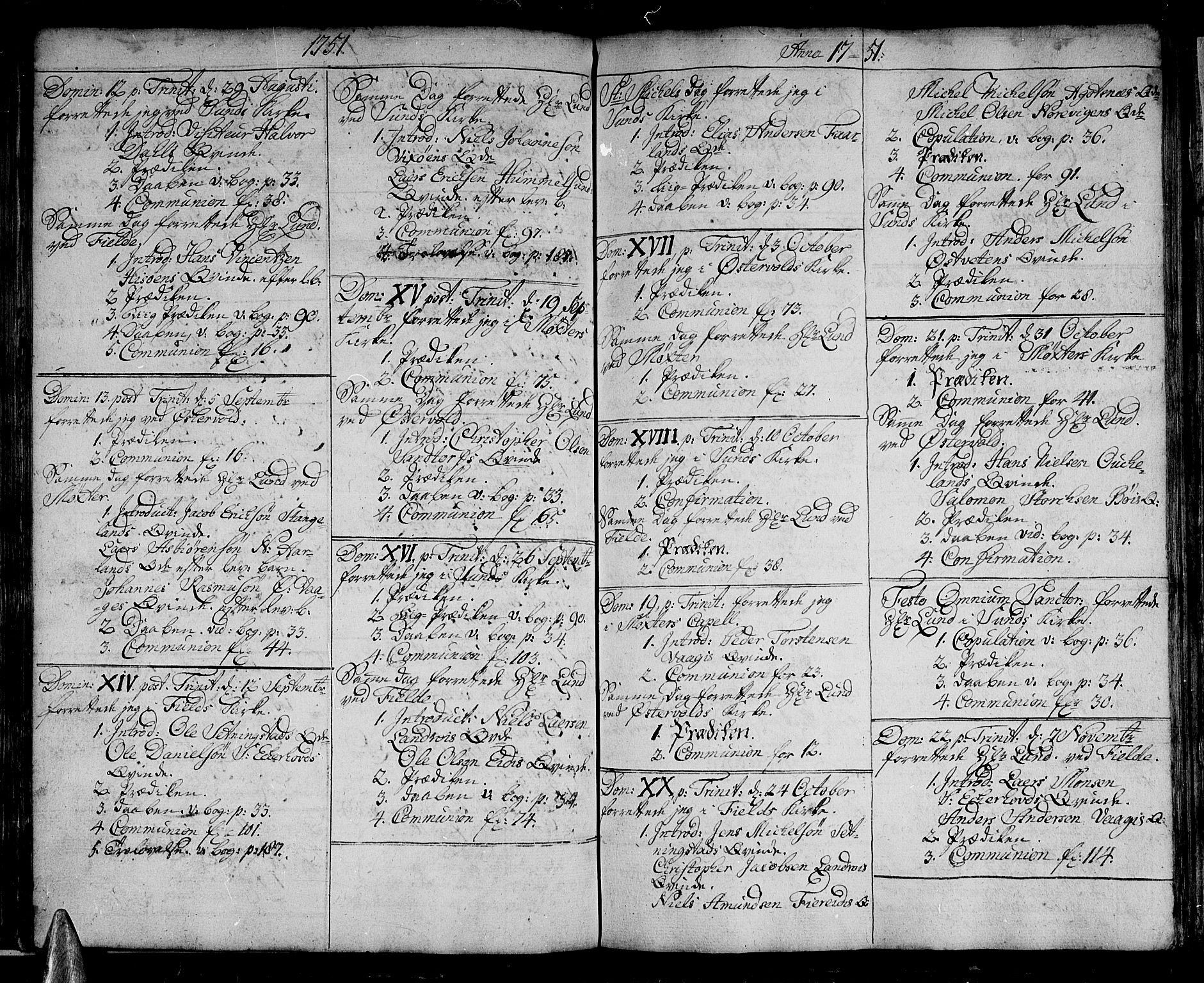 Sund sokneprestembete, SAB/A-99930: Parish register (official) no. A 3, 1740-1769