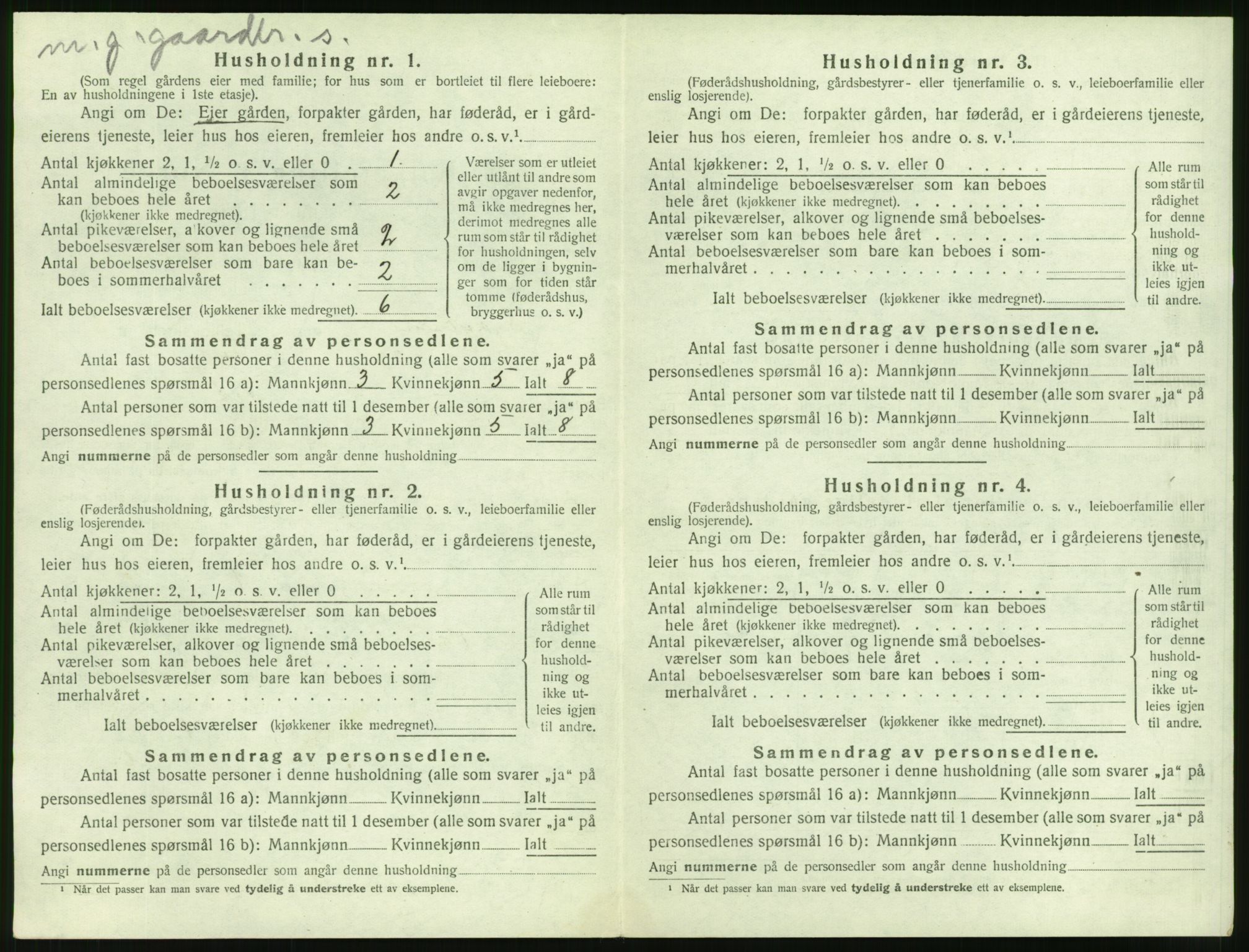 SAT, 1920 census for Sykkylven, 1920, p. 502