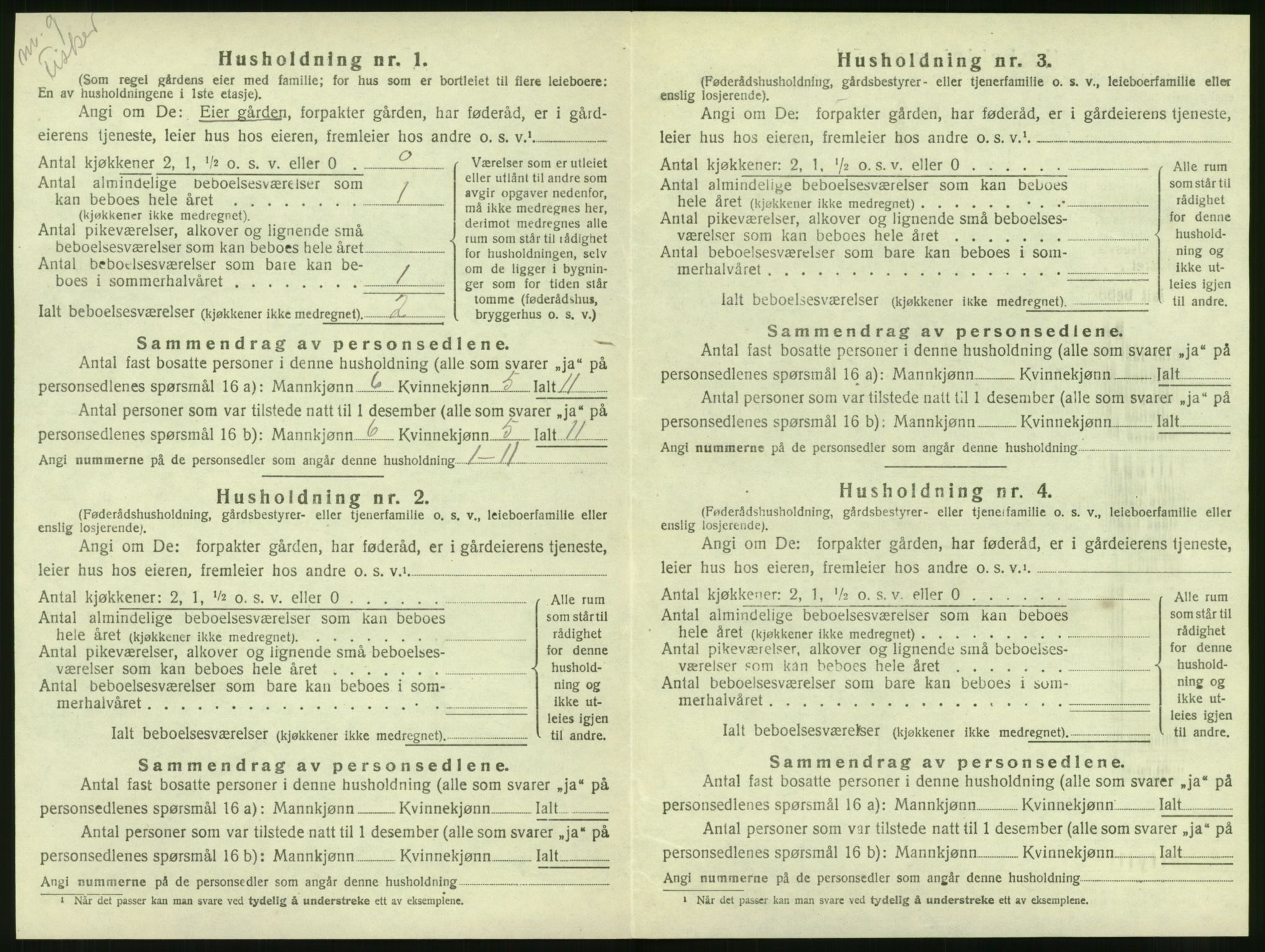 SAT, 1920 census for Herøy, 1920, p. 297