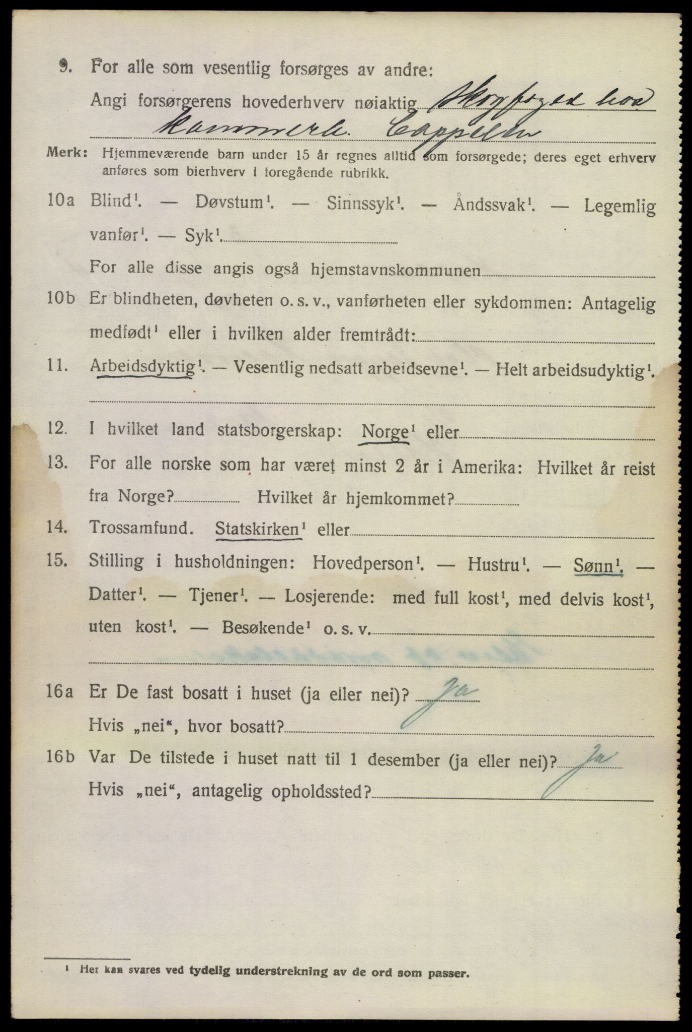 SAKO, 1920 census for Holla, 1920, p. 3614