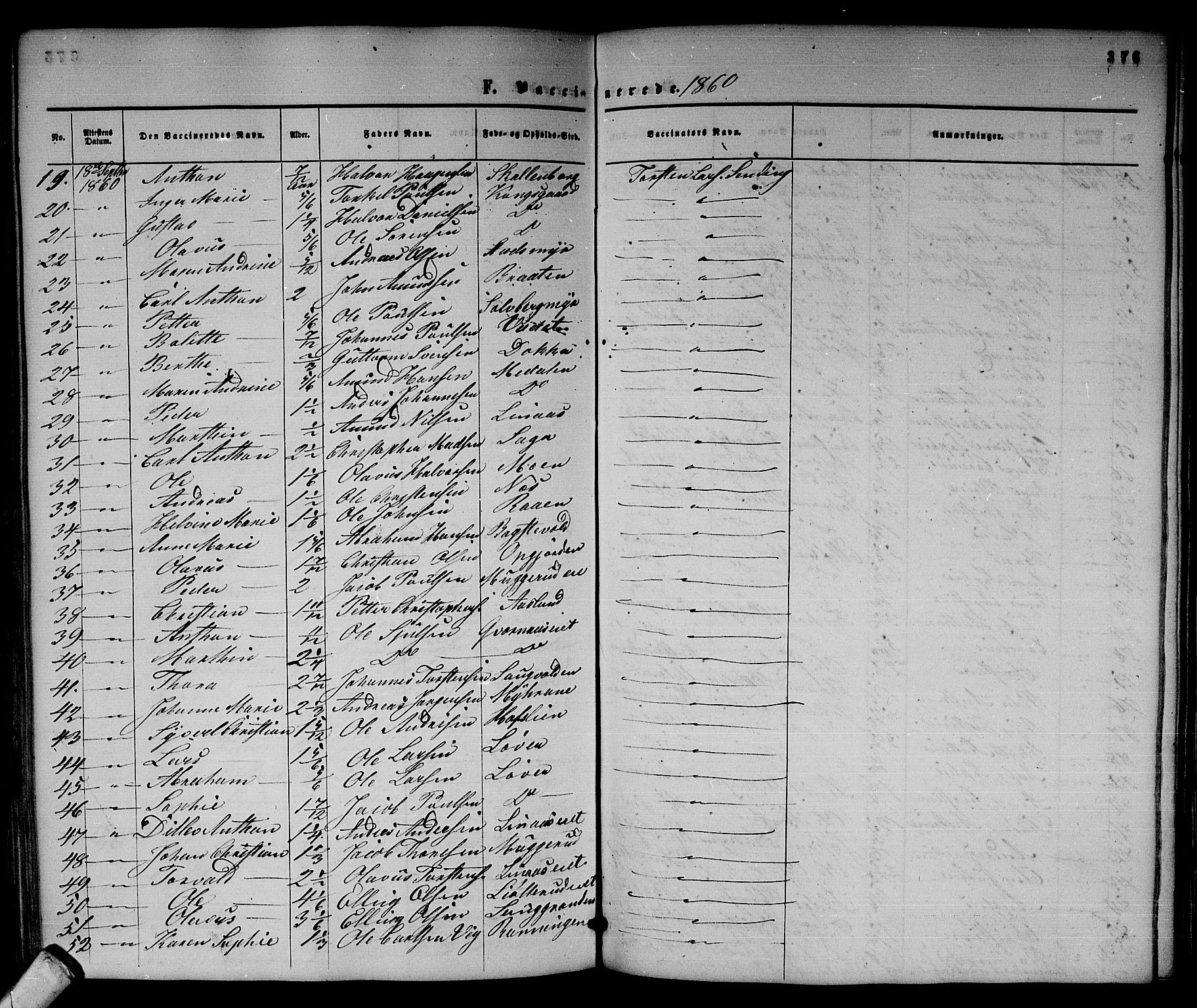 Sandsvær kirkebøker, AV/SAKO-A-244/G/Ga/L0005: Parish register (copy) no. I 5, 1857-1873, p. 376