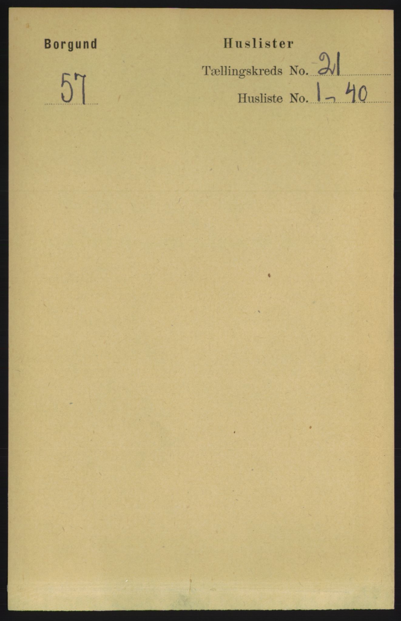 RA, 1891 census for 1531 Borgund, 1891, p. 6299