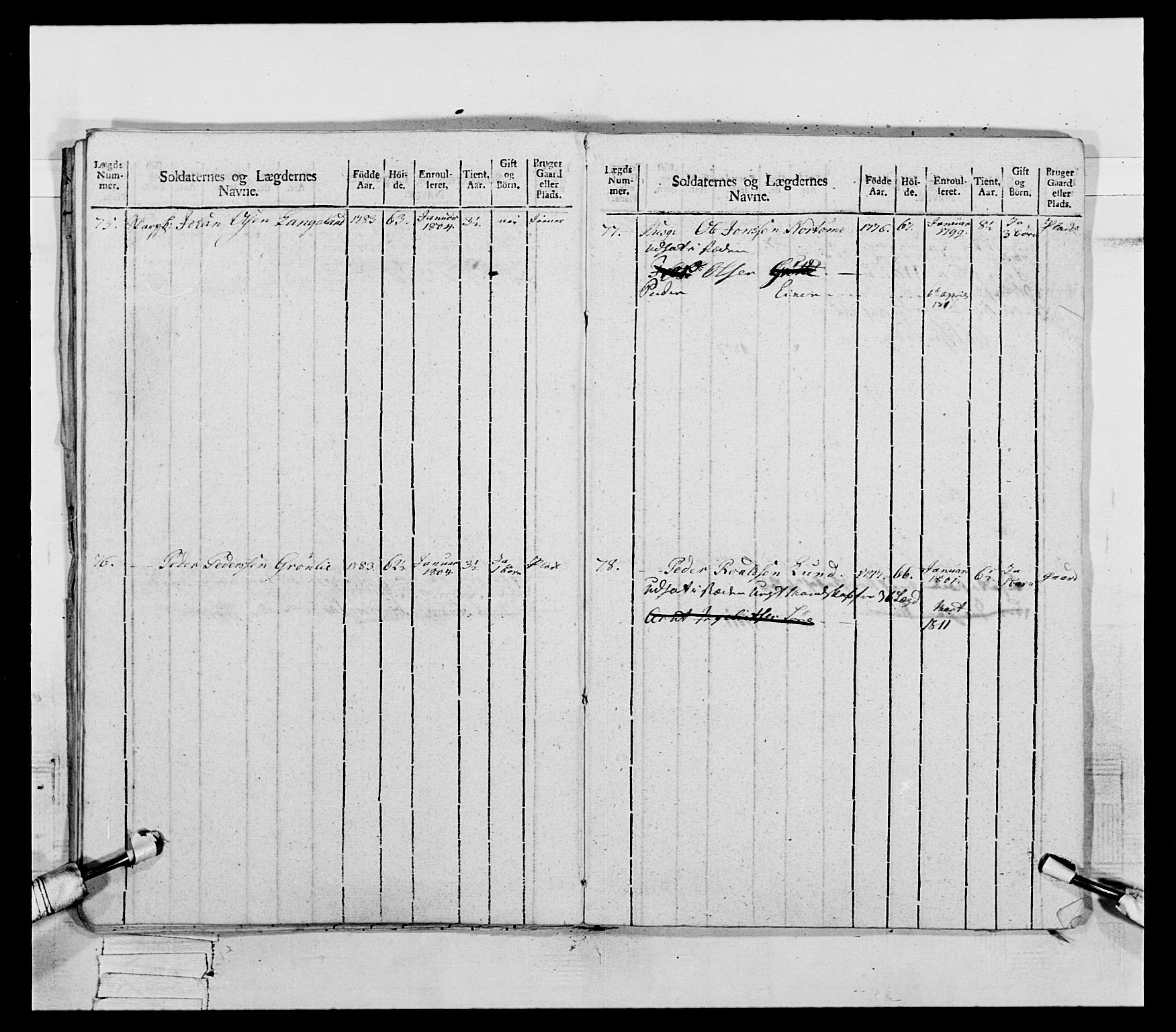 Generalitets- og kommissariatskollegiet, Det kongelige norske kommissariatskollegium, AV/RA-EA-5420/E/Eh/L0075b: 1. Trondheimske nasjonale infanteriregiment, 1807, p. 253