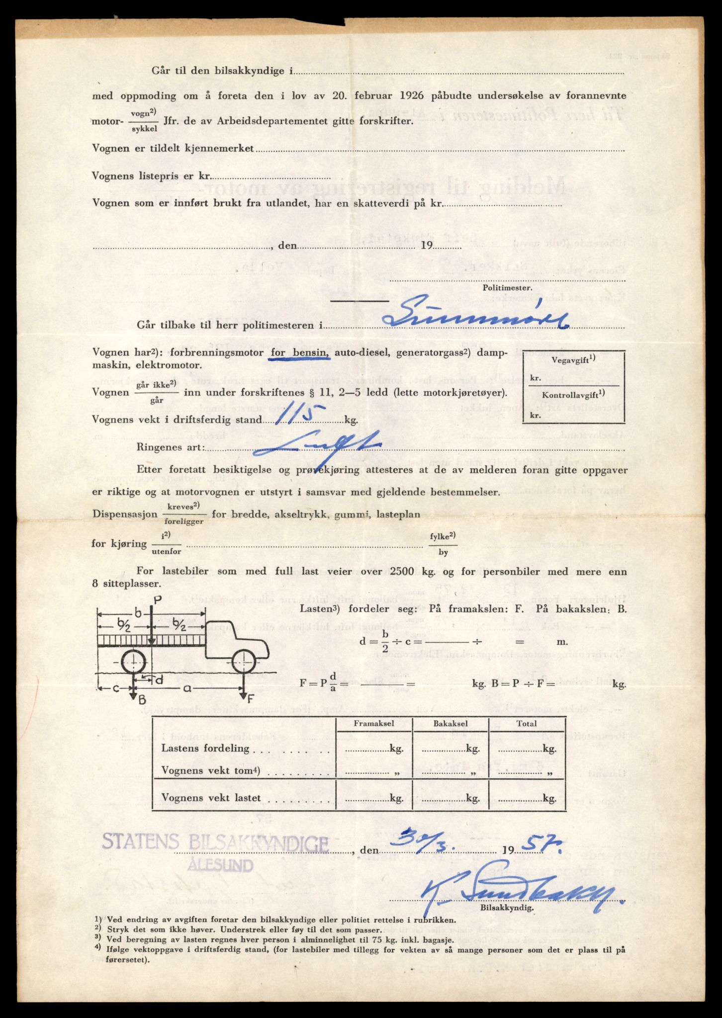 Møre og Romsdal vegkontor - Ålesund trafikkstasjon, AV/SAT-A-4099/F/Fe/L0037: Registreringskort for kjøretøy T 13031 - T 13179, 1927-1998, p. 2566