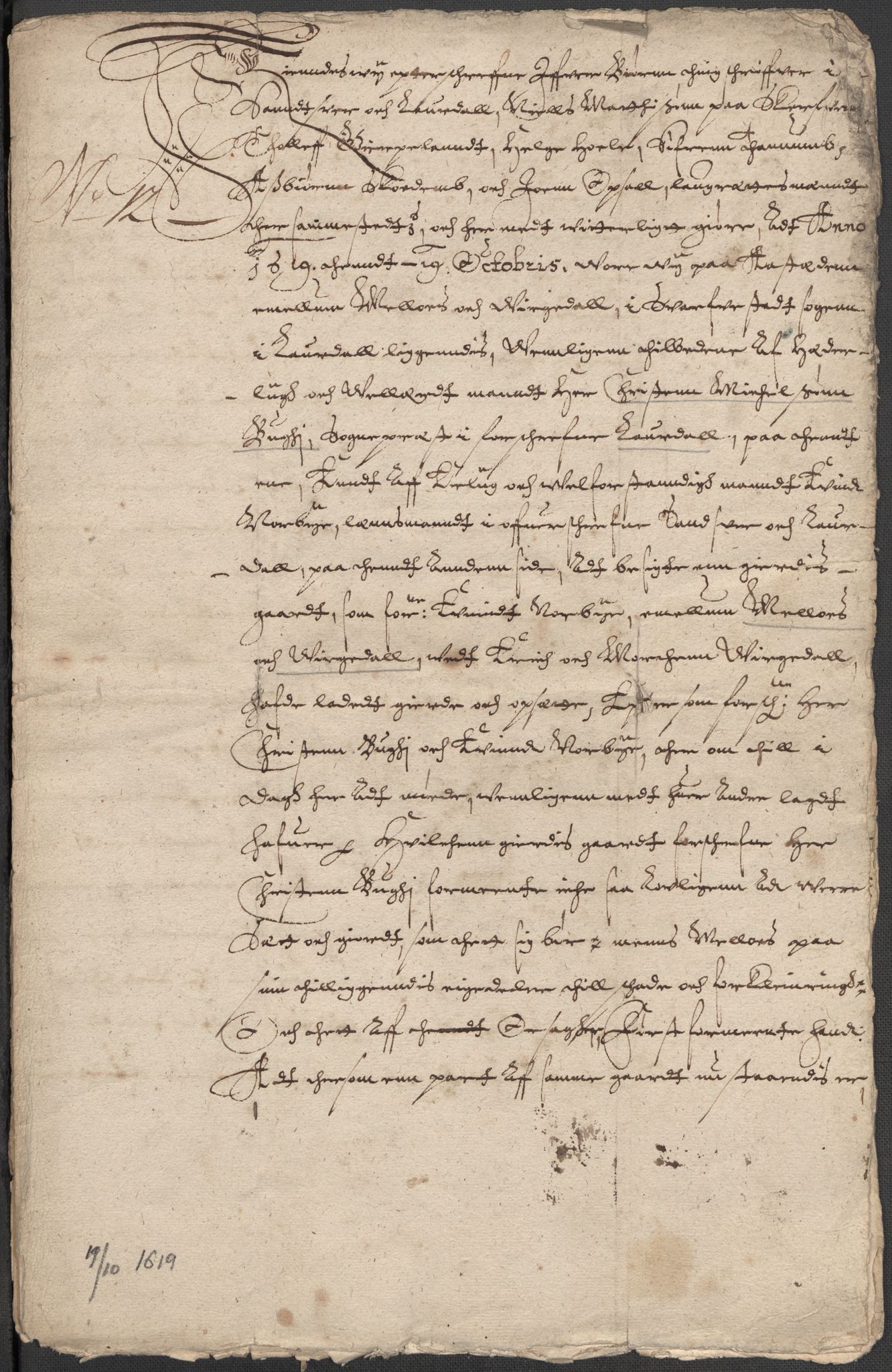 Riksarkivets diplomsamling, RA/EA-5965/F15/L0025: Prestearkiv - Vestfold, 1572-1782, p. 85