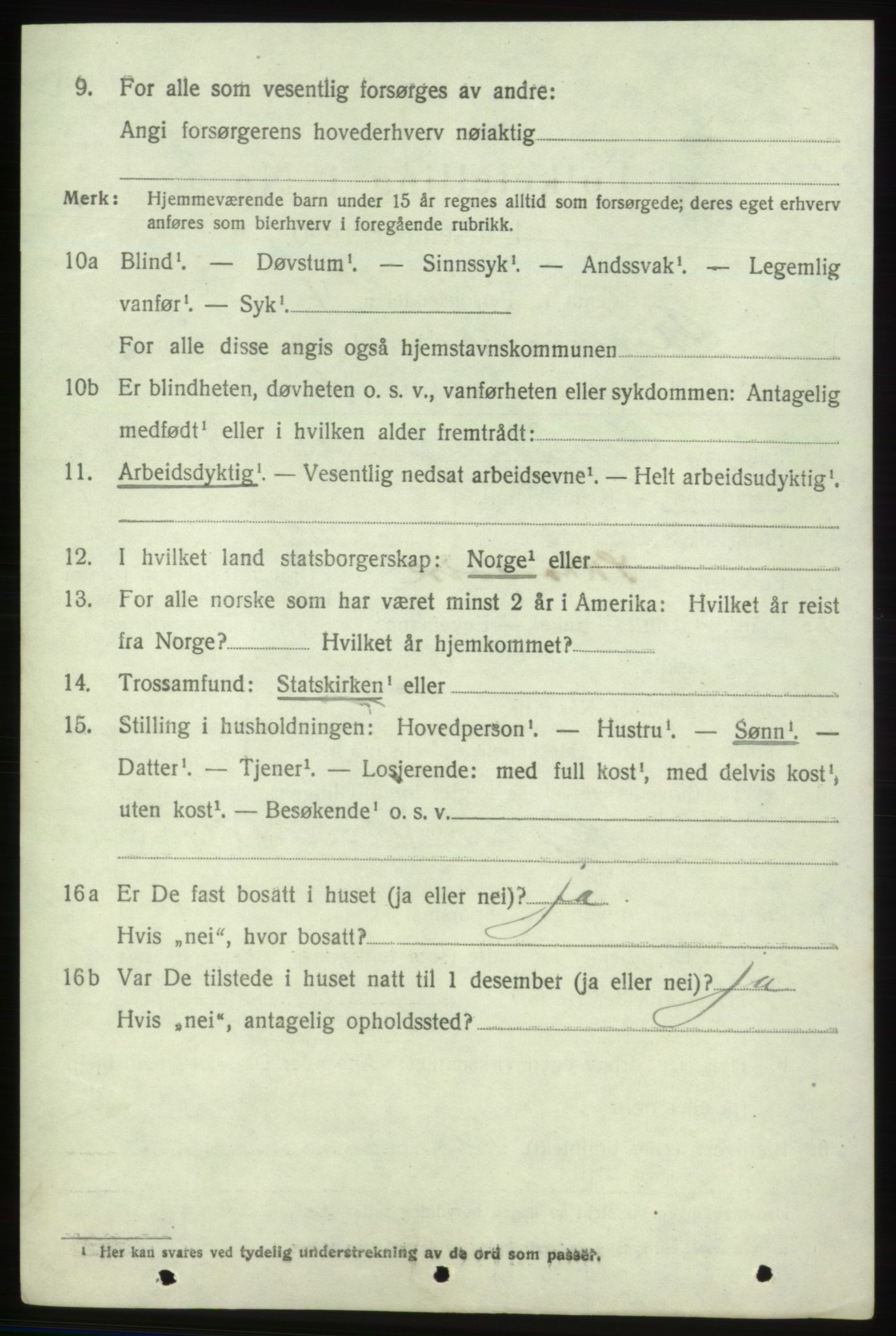 SAB, 1920 census for Skånevik, 1920, p. 5082