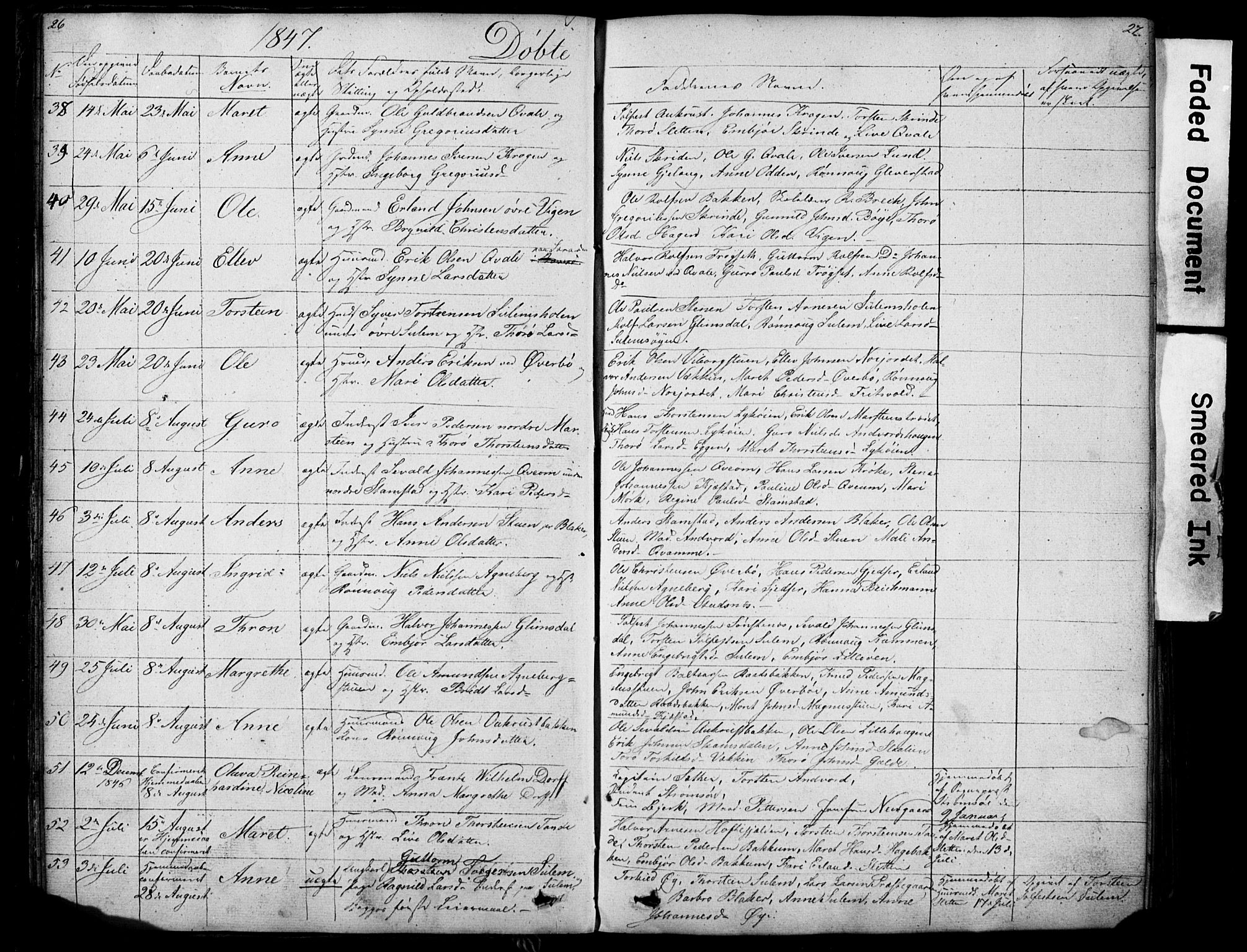 Lom prestekontor, AV/SAH-PREST-070/L/L0012: Parish register (copy) no. 12, 1845-1873, p. 26-27