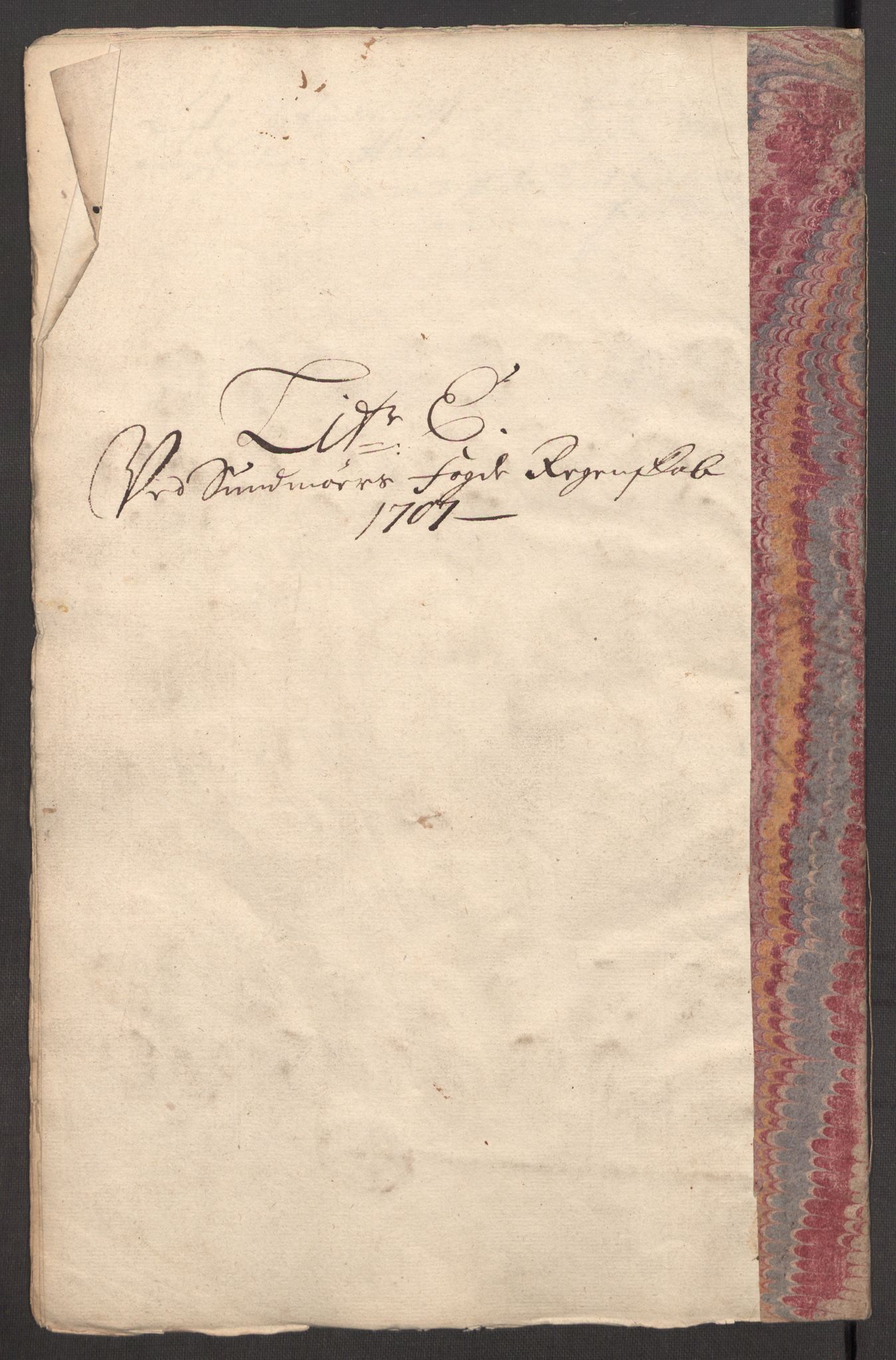 Rentekammeret inntil 1814, Reviderte regnskaper, Fogderegnskap, RA/EA-4092/R54/L3561: Fogderegnskap Sunnmøre, 1706-1707, p. 247