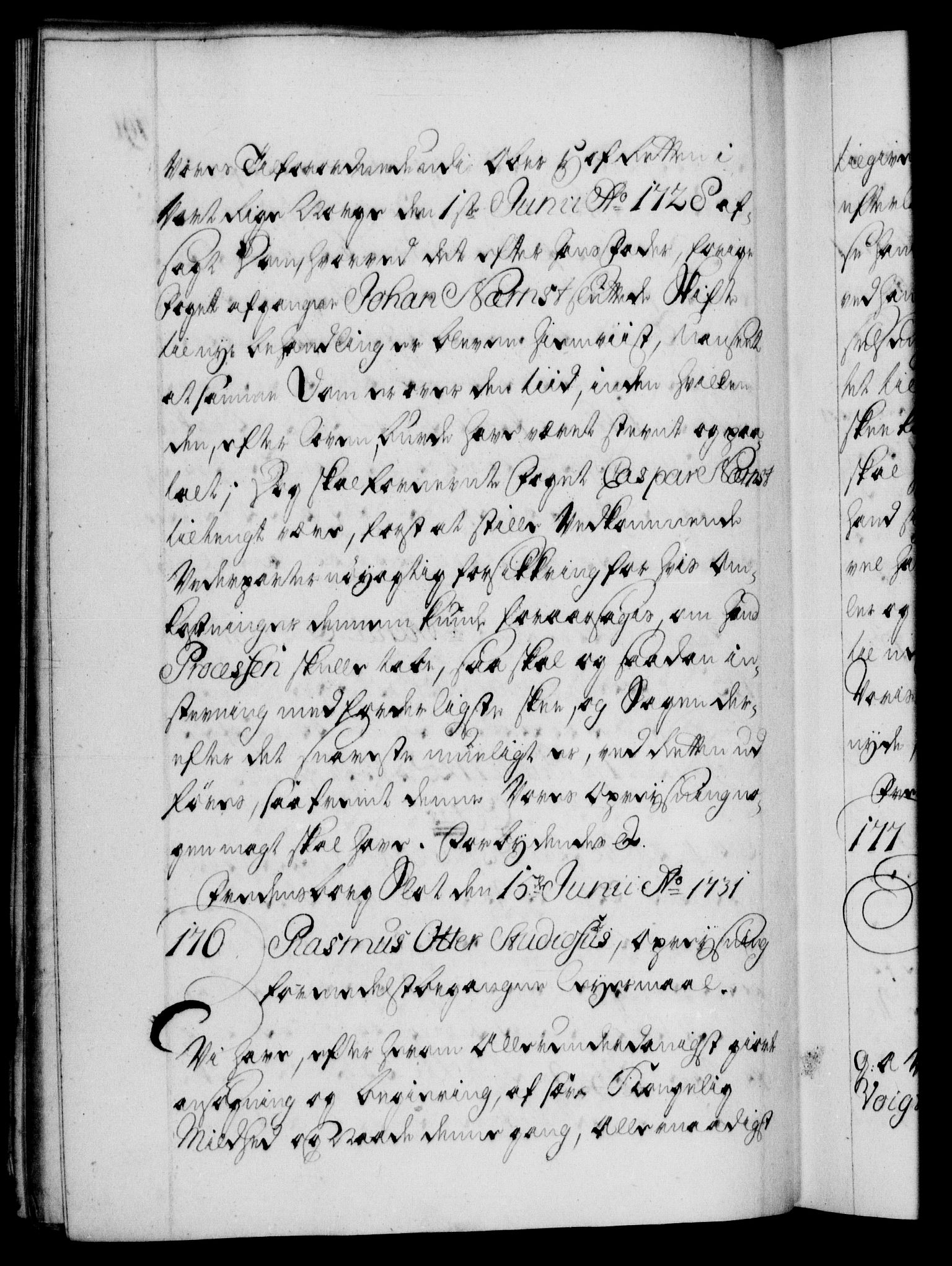 Danske Kanselli 1572-1799, AV/RA-EA-3023/F/Fc/Fca/Fcaa/L0027: Norske registre, 1730-1732, p. 190b