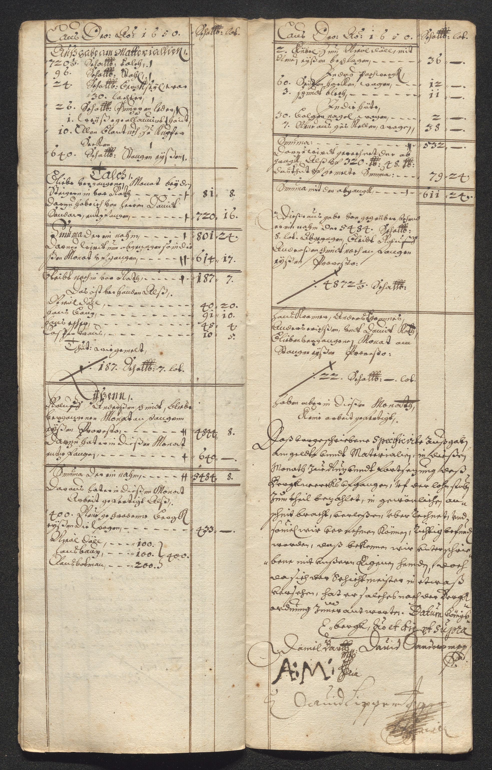 Kongsberg Sølvverk 1623-1816, SAKO/EA-3135/001/D/Dc/Dcd/L0024: Utgiftsregnskap for gruver m.m. , 1650, p. 255