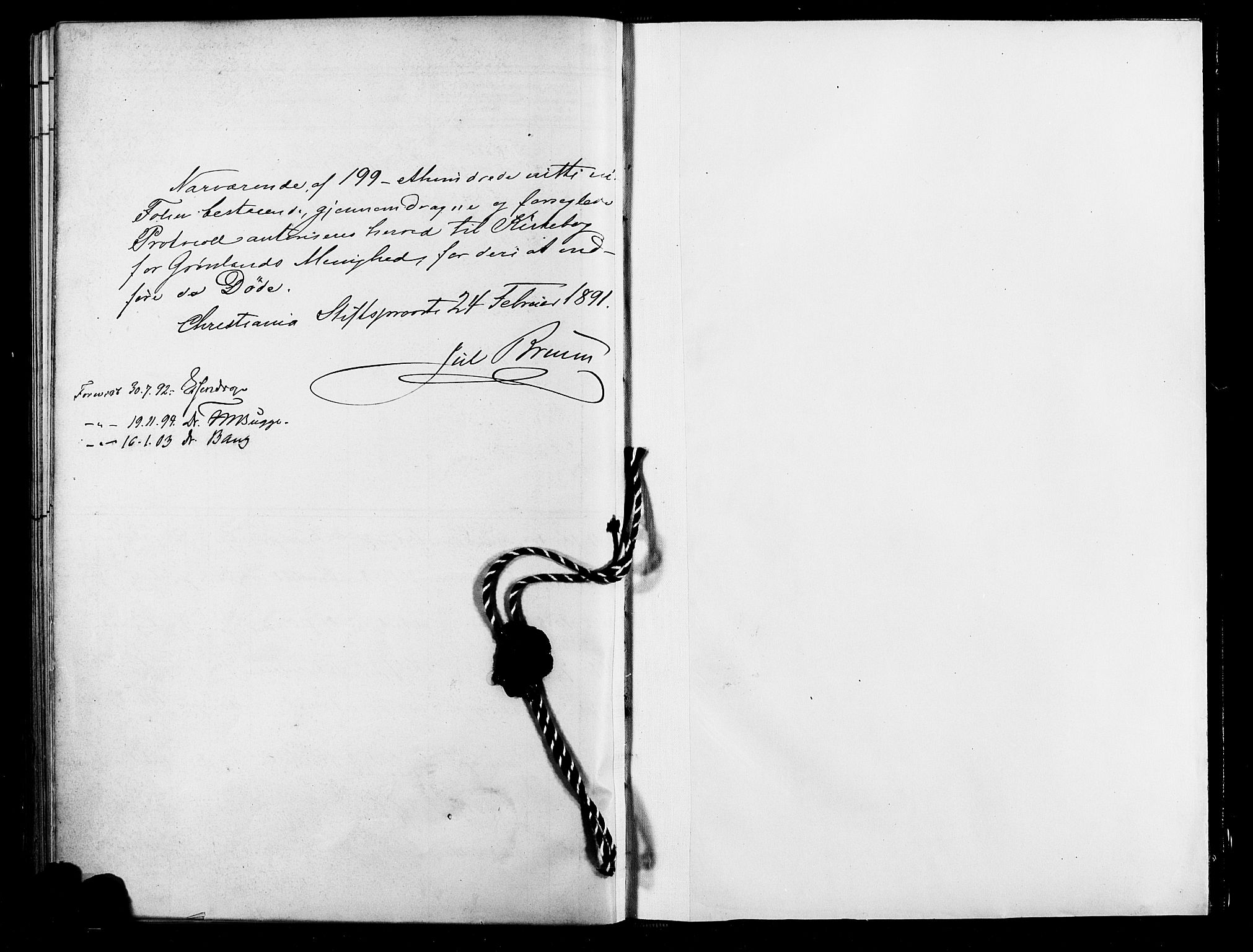 Grønland prestekontor Kirkebøker, SAO/A-10848/F/Fa/L0010: Parish register (official) no. 10, 1891-1898