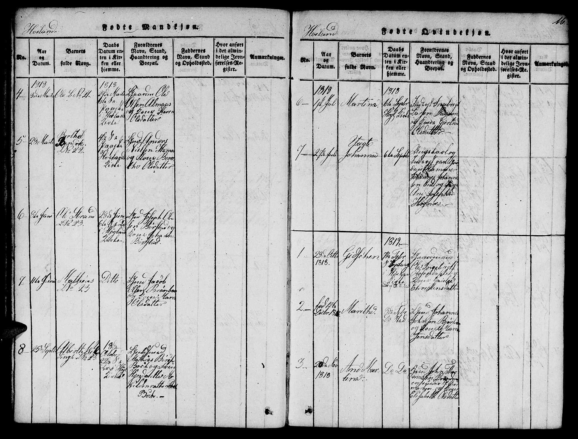 Ministerialprotokoller, klokkerbøker og fødselsregistre - Nord-Trøndelag, SAT/A-1458/759/L0527: Parish register (copy) no. 759C01 /2, 1817-1821, p. 16