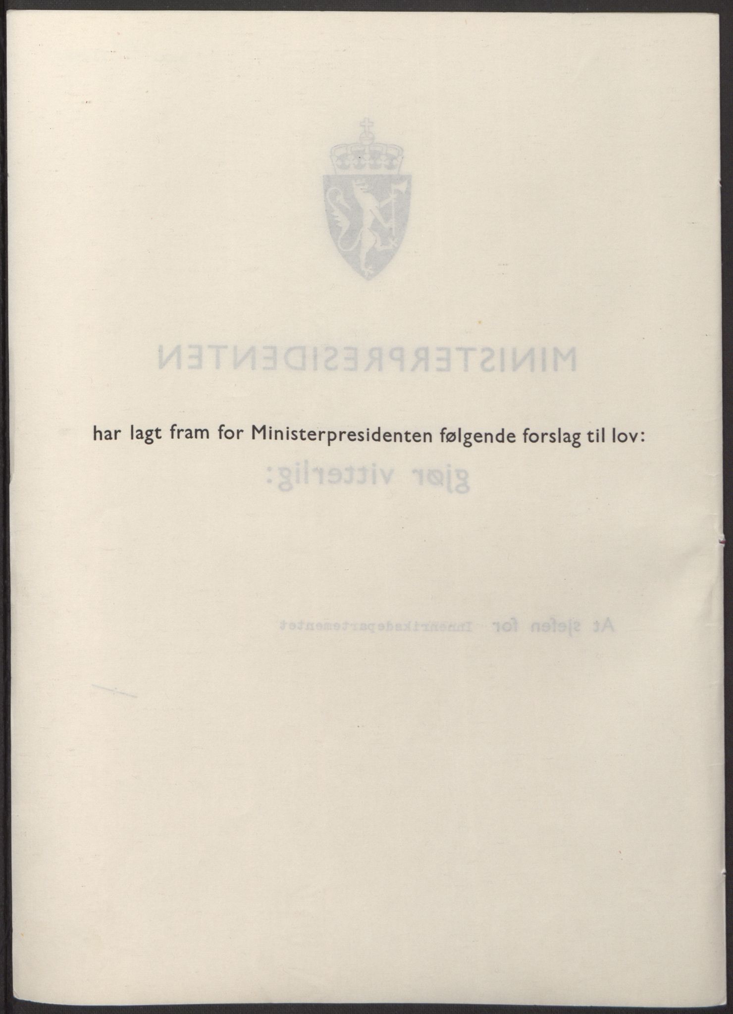 NS-administrasjonen 1940-1945 (Statsrådsekretariatet, de kommisariske statsråder mm), AV/RA-S-4279/D/Db/L0098: Lover II, 1942, p. 216