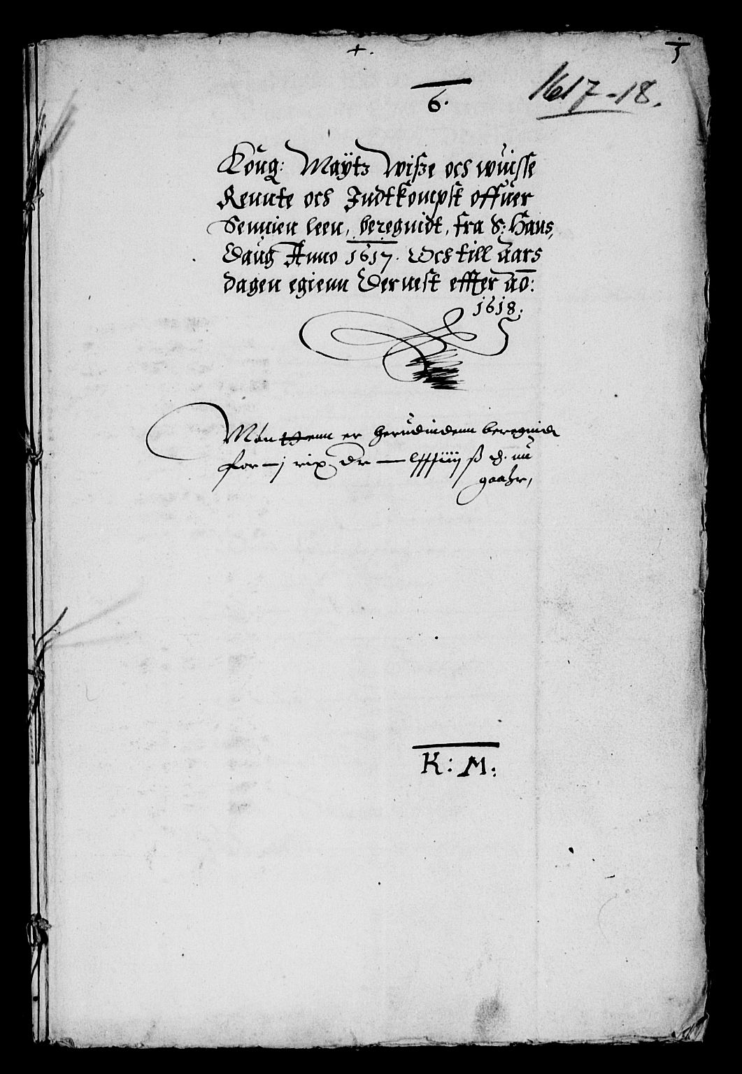 Rentekammeret inntil 1814, Reviderte regnskaper, Lensregnskaper, AV/RA-EA-5023/R/Rb/Rbz/L0009: Nordlandenes len, 1617-1618