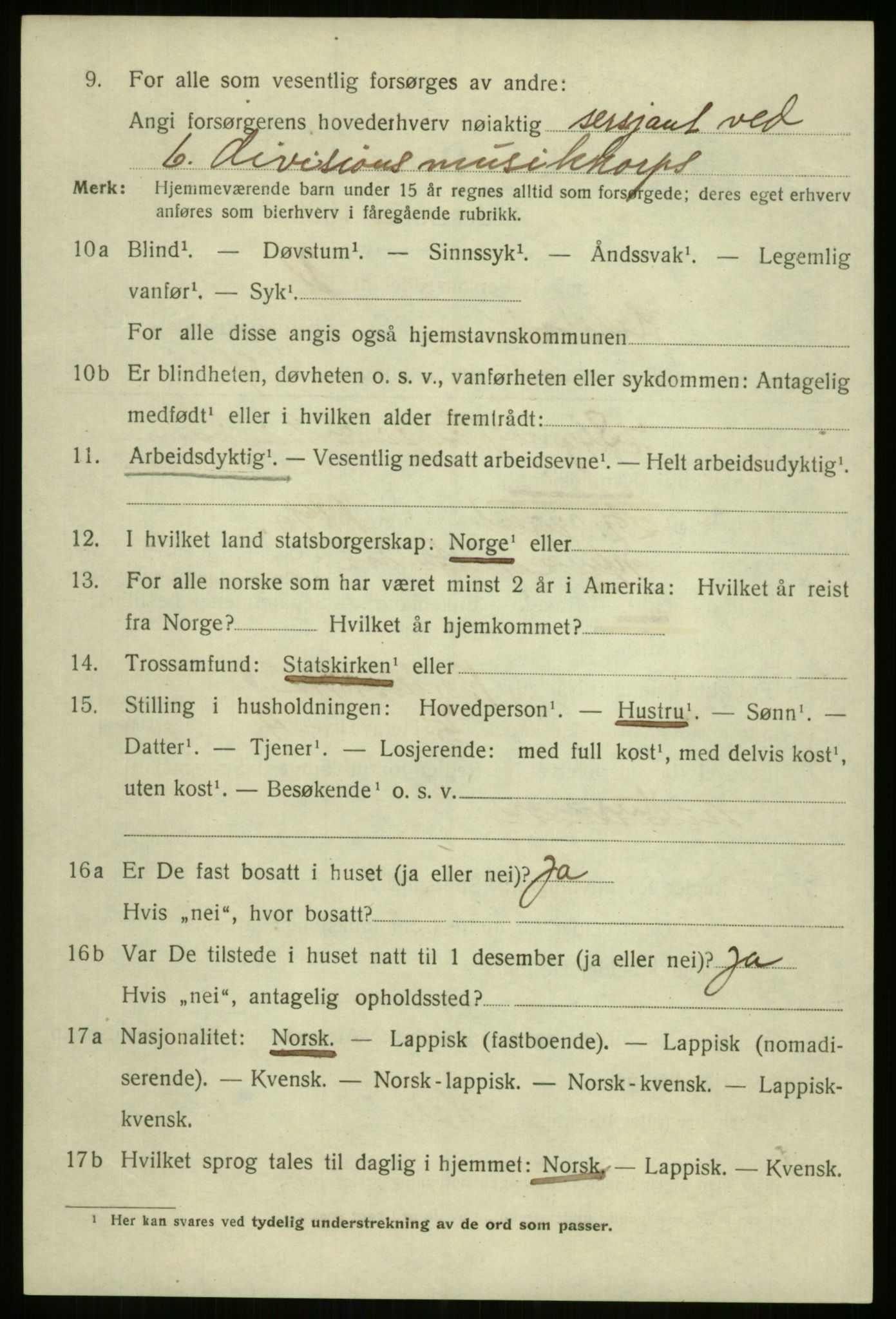 SATØ, 1920 census for Harstad, 1920, p. 4513