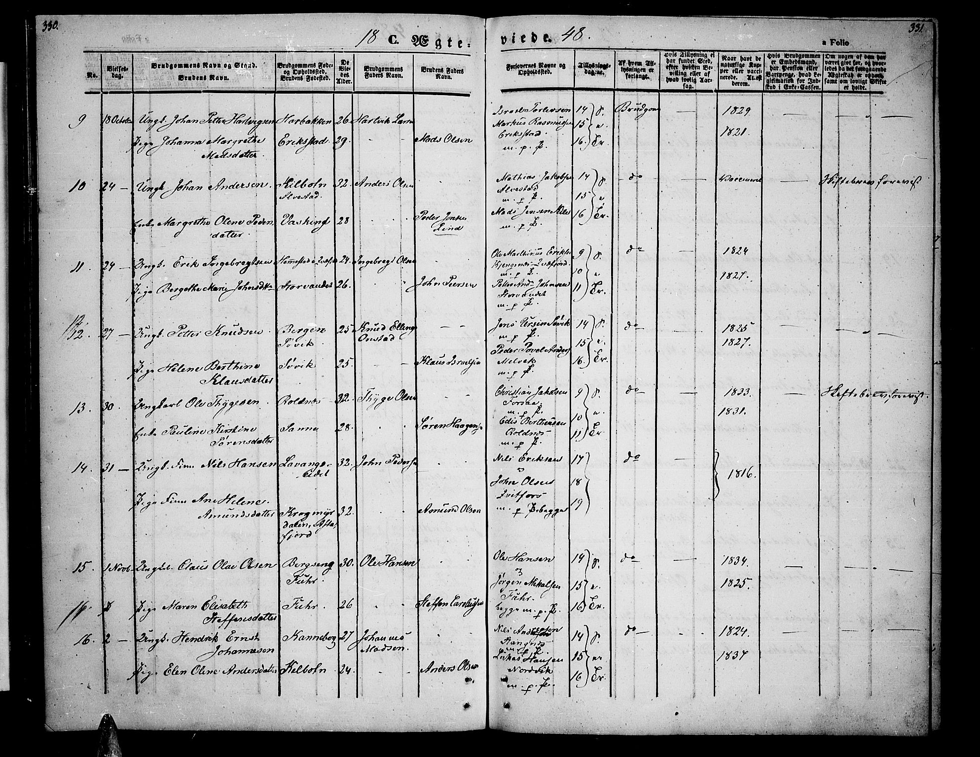 Trondenes sokneprestkontor, AV/SATØ-S-1319/H/Hb/L0006klokker: Parish register (copy) no. 6, 1845-1855, p. 330-331