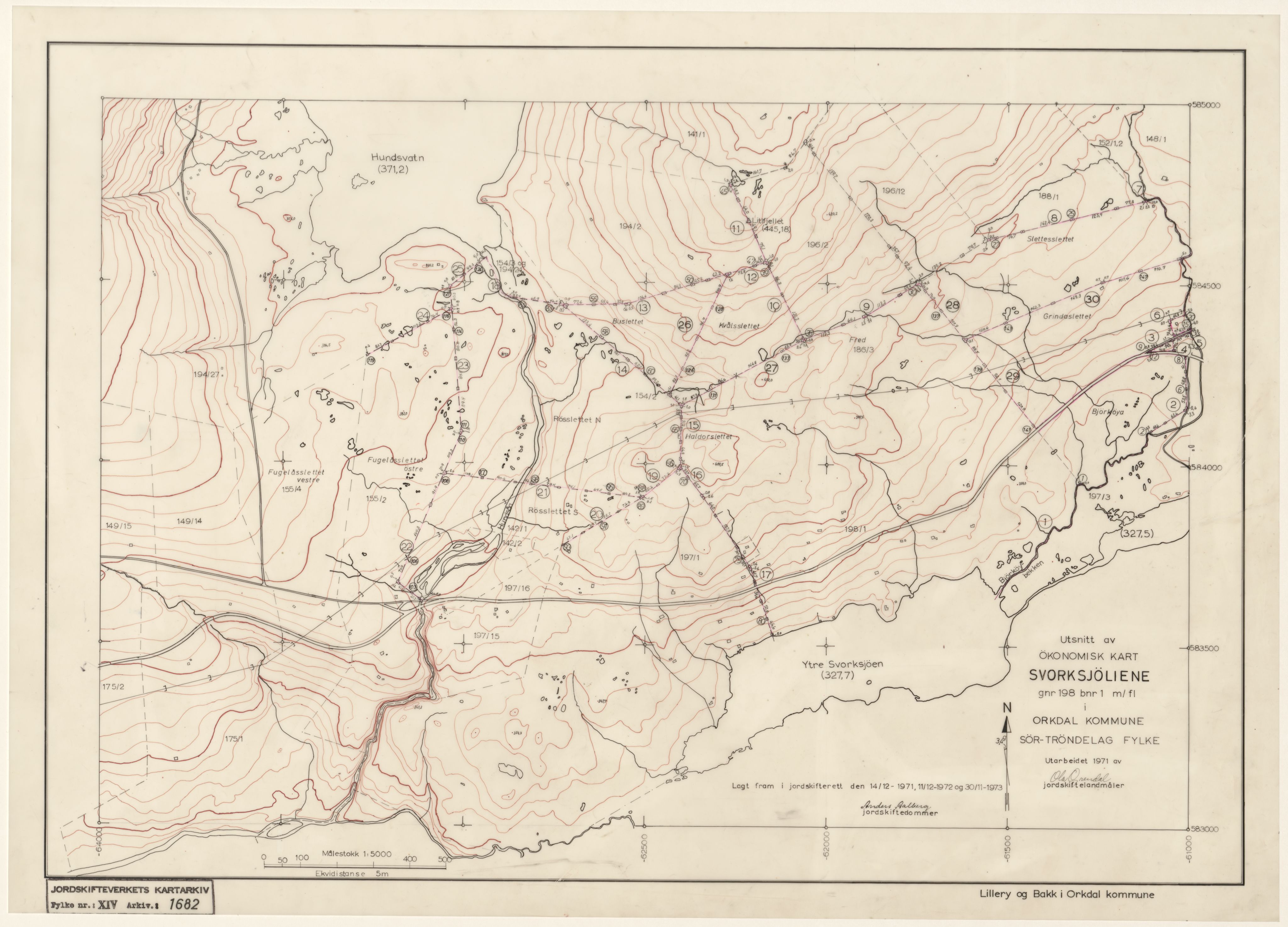 Jordskifteverkets kartarkiv, AV/RA-S-3929/T, 1859-1988, p. 2640