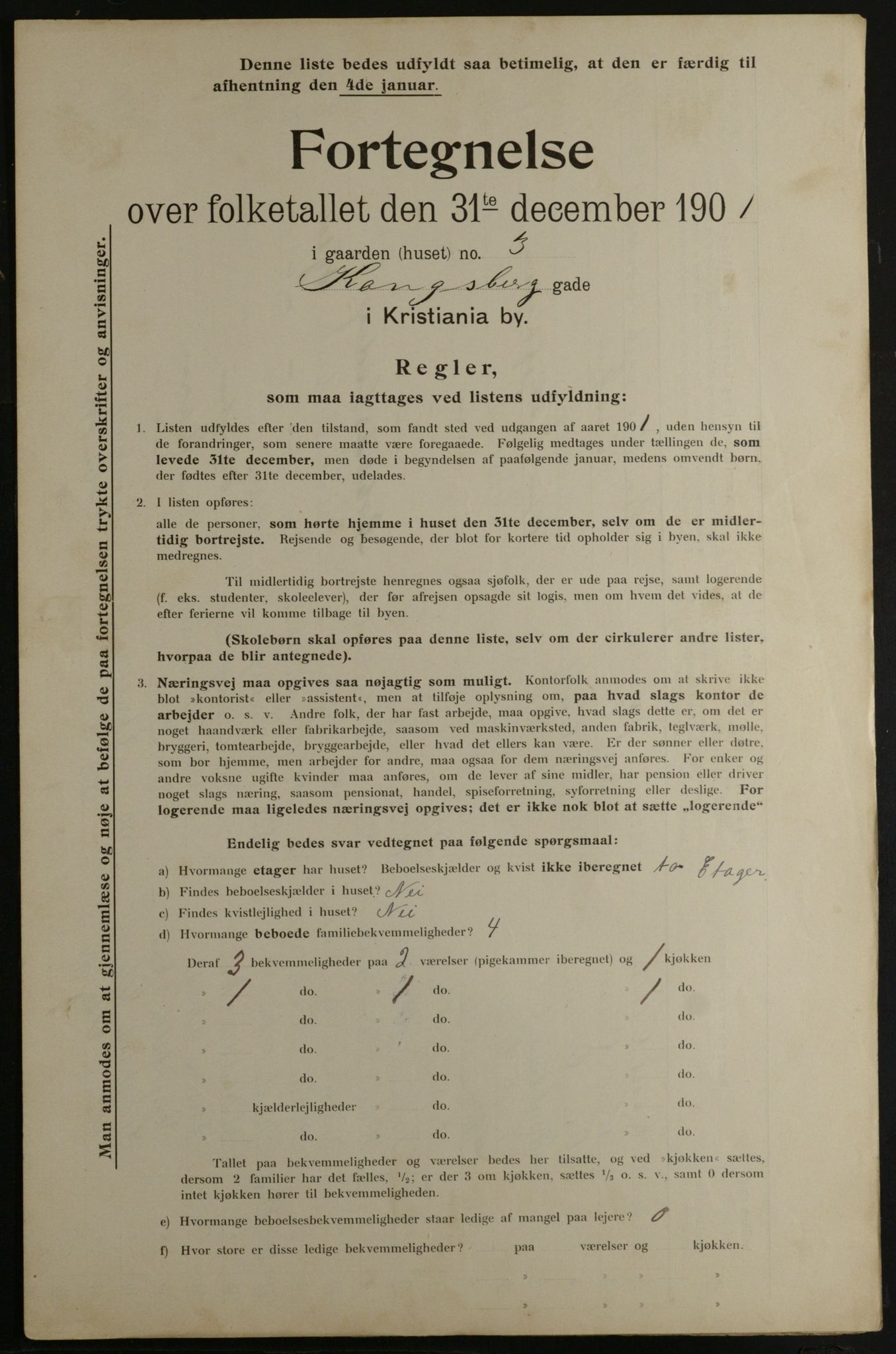 OBA, Municipal Census 1901 for Kristiania, 1901, p. 8211