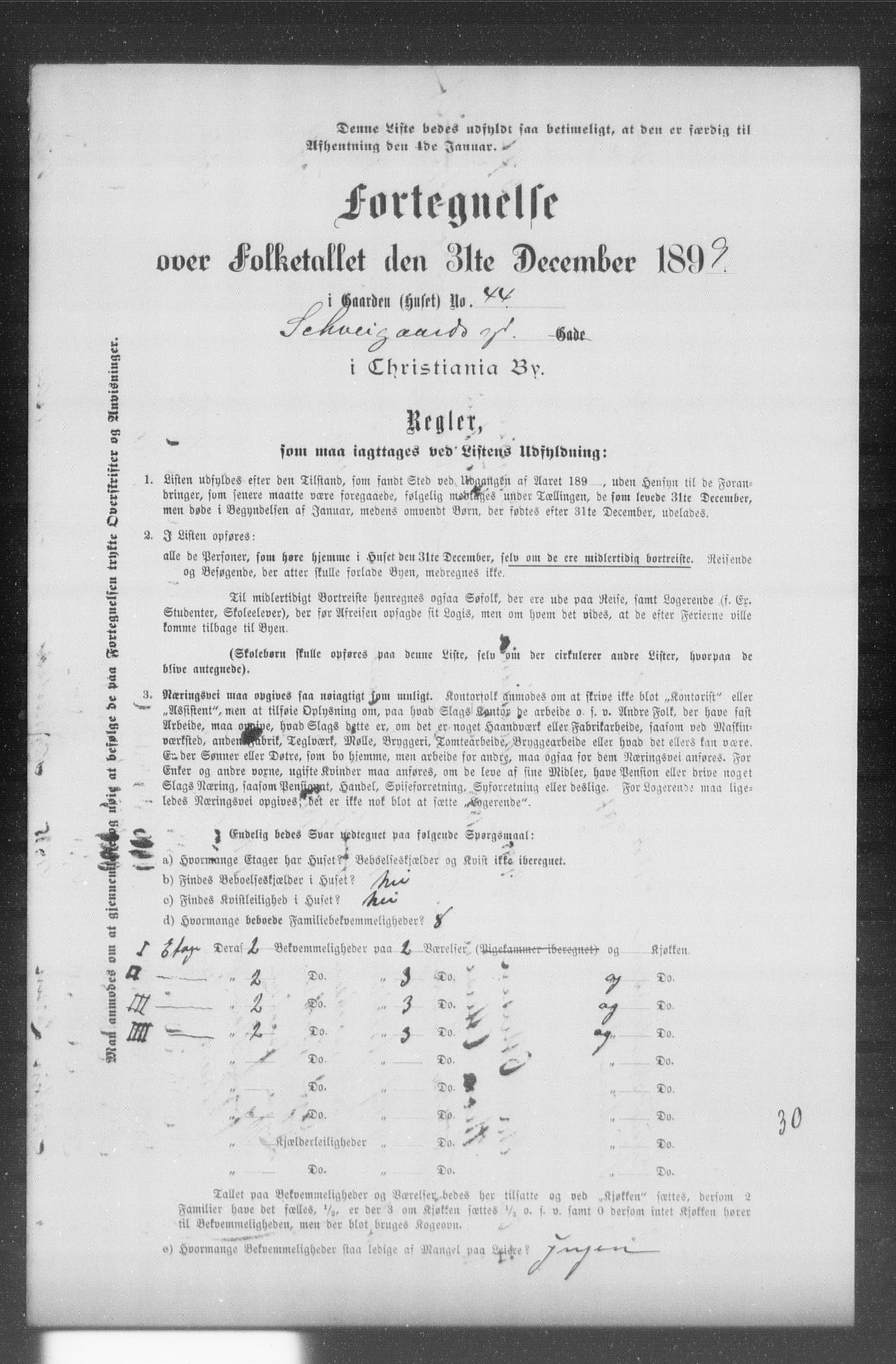 OBA, Municipal Census 1899 for Kristiania, 1899, p. 11930