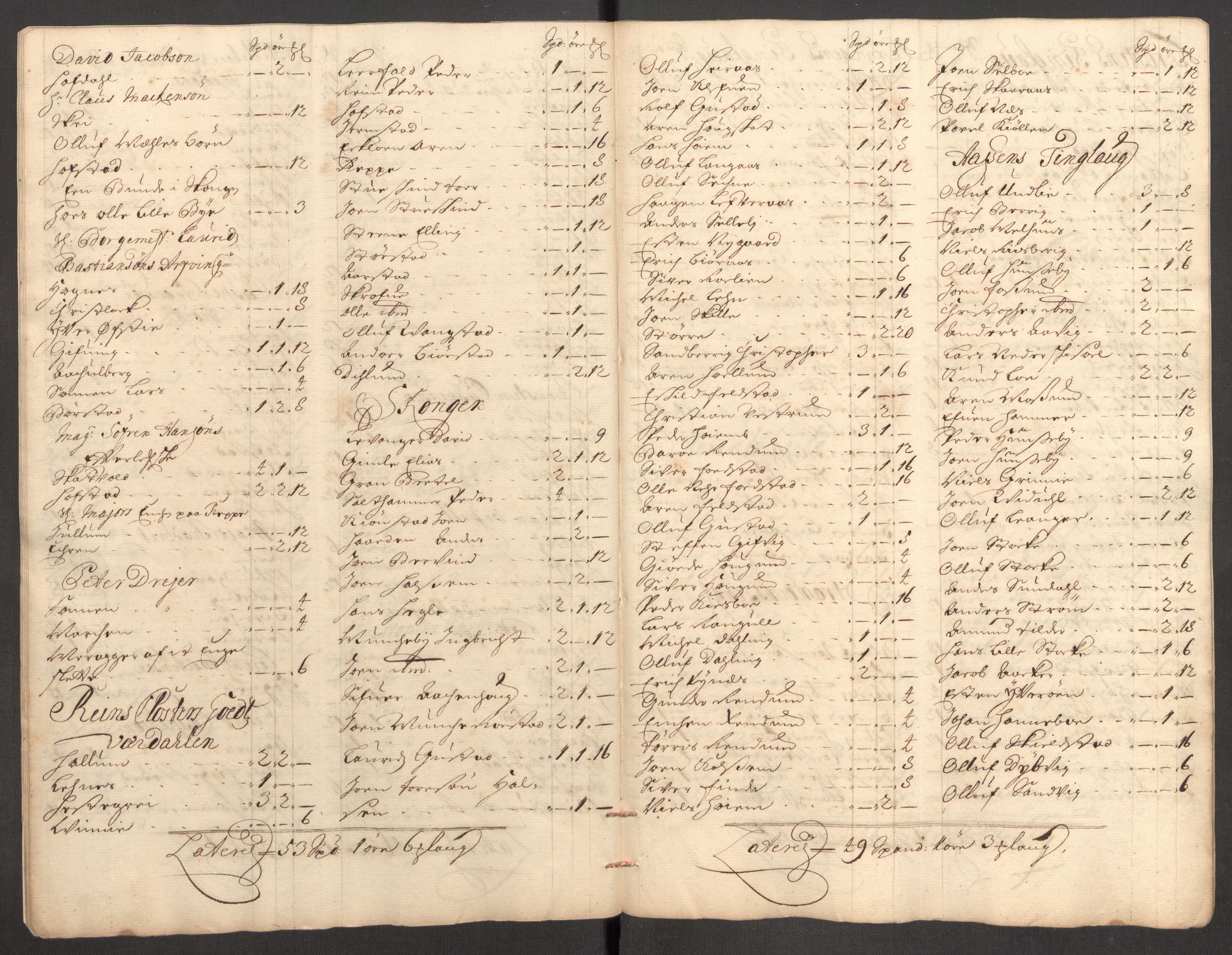 Rentekammeret inntil 1814, Reviderte regnskaper, Fogderegnskap, AV/RA-EA-4092/R62/L4188: Fogderegnskap Stjørdal og Verdal, 1696, p. 105