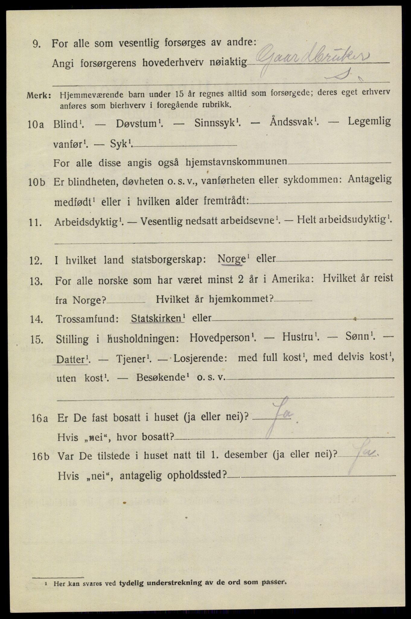 SAKO, 1920 census for Heddal, 1920, p. 6235