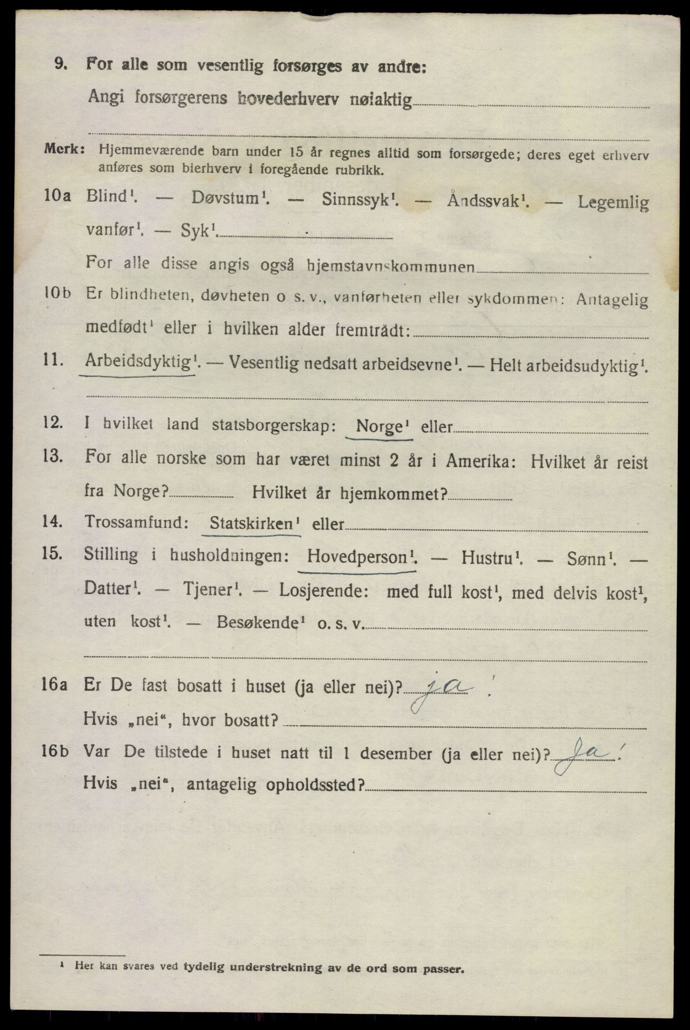 SAKO, 1920 census for Hovin, 1920, p. 1438