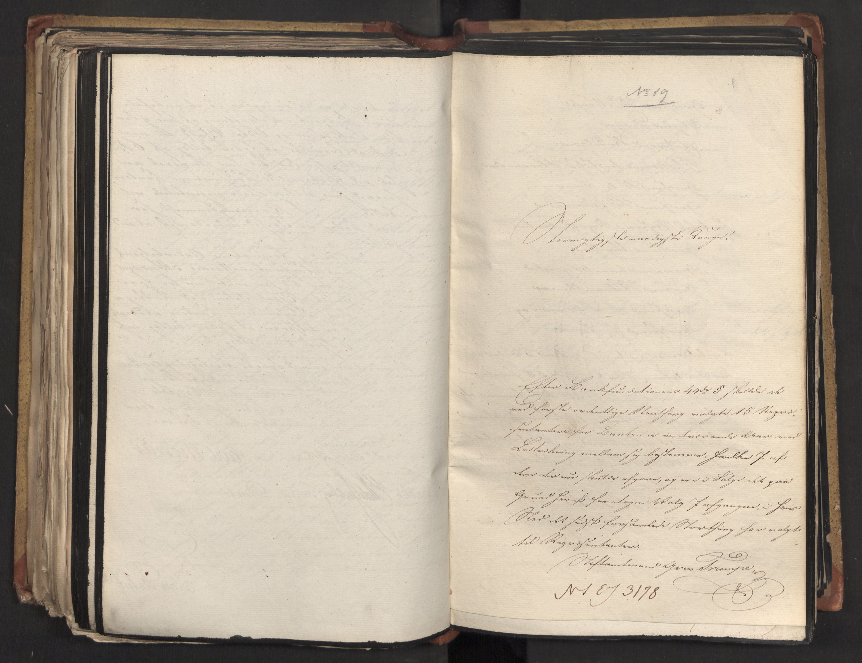Statsrådsavdelingen i Stockholm, AV/RA-S-1003/D/Da/L0015: Regjeringsinnstillinger nr. 3058-3300, 1818, p. 307