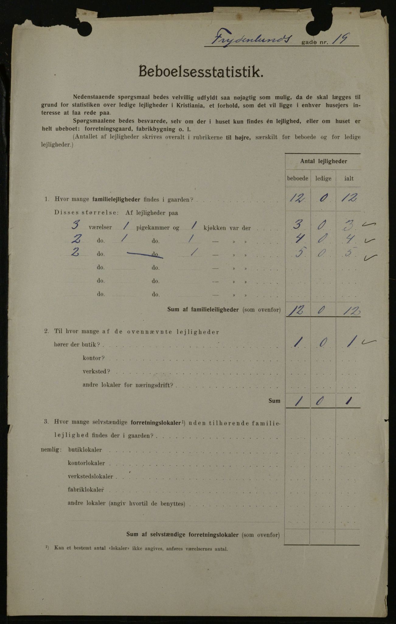 OBA, Municipal Census 1908 for Kristiania, 1908, p. 25595