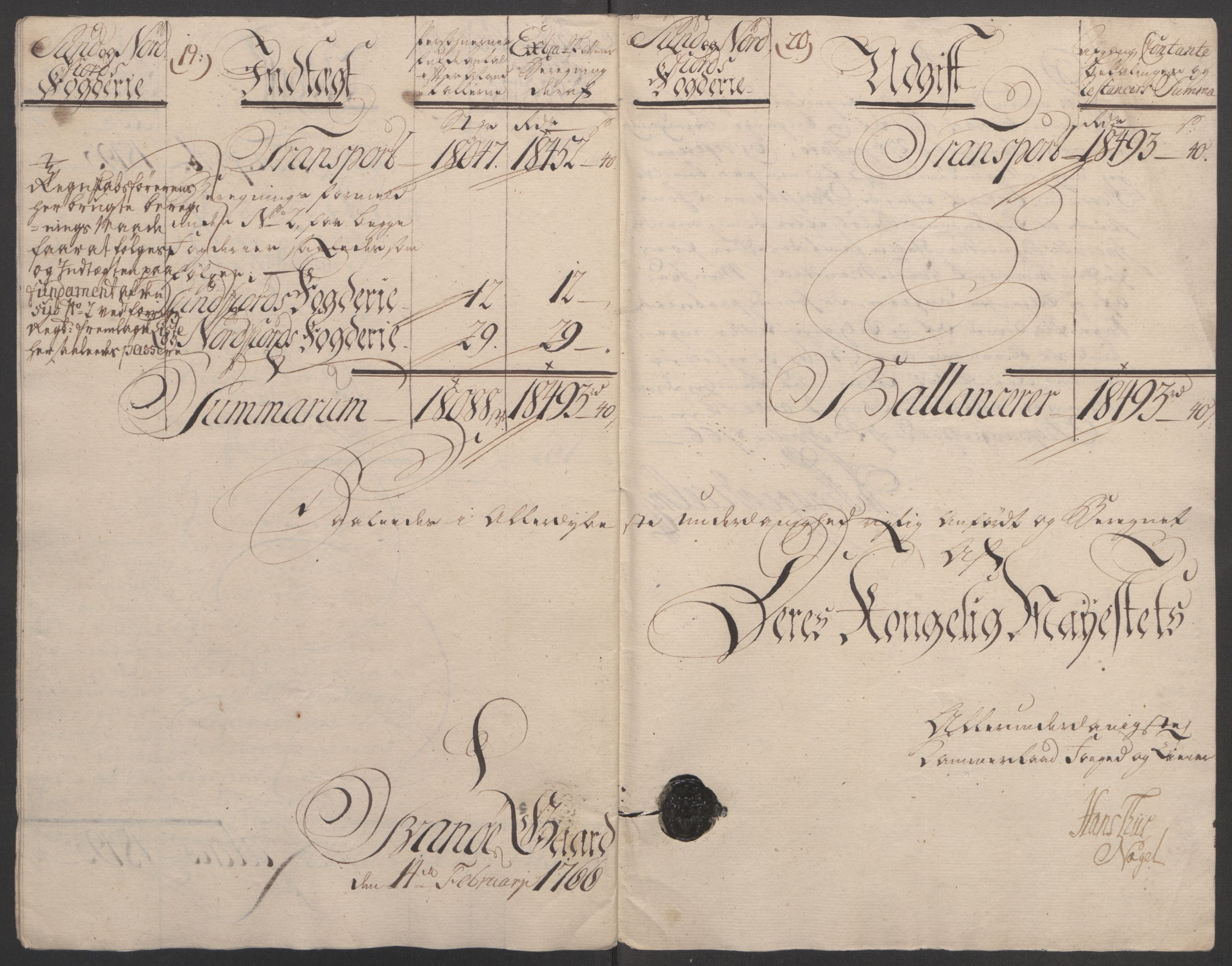 Rentekammeret inntil 1814, Reviderte regnskaper, Fogderegnskap, AV/RA-EA-4092/R53/L3550: Ekstraskatten Sunn- og Nordfjord, 1762-1771, p. 40