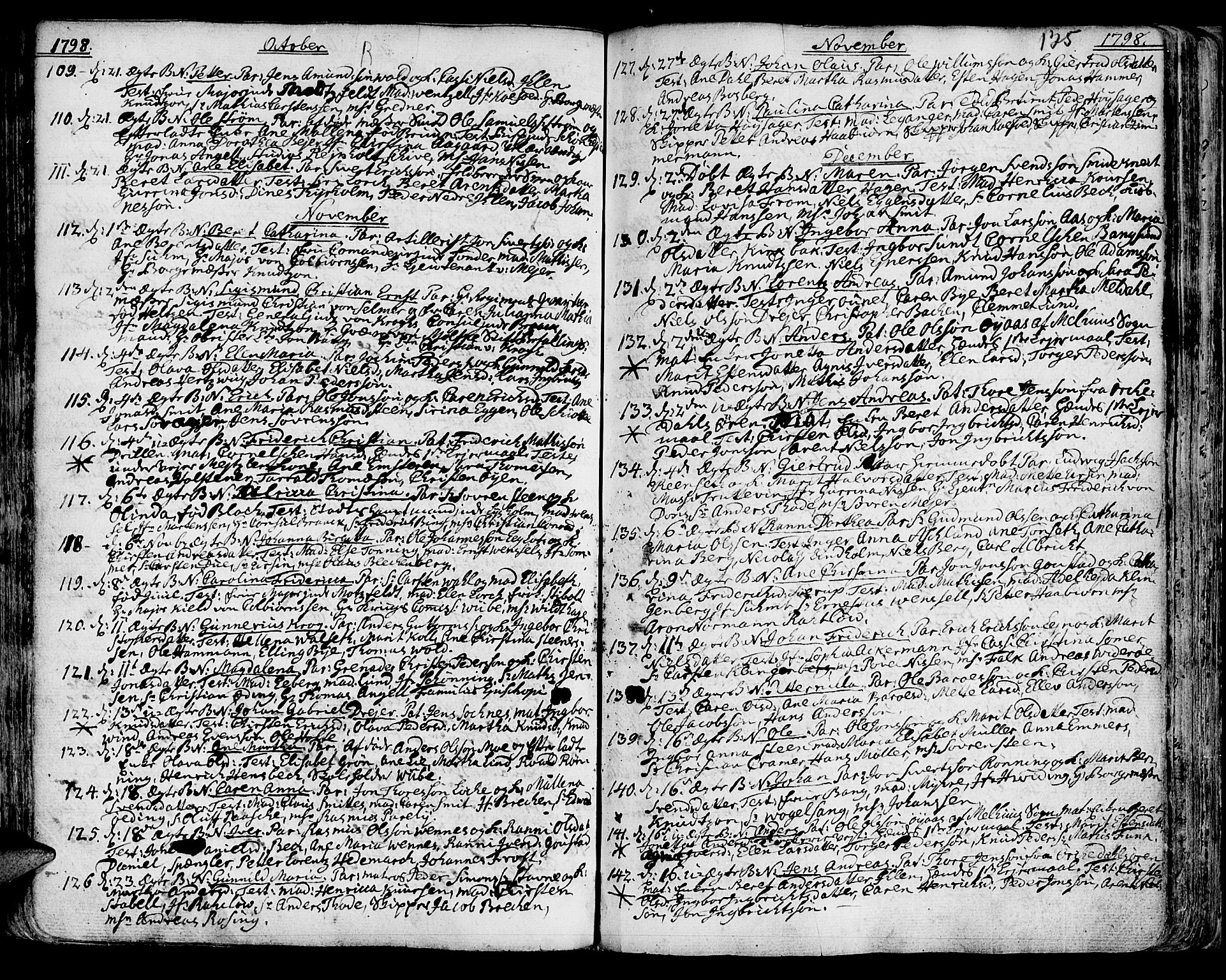 Ministerialprotokoller, klokkerbøker og fødselsregistre - Sør-Trøndelag, SAT/A-1456/601/L0039: Parish register (official) no. 601A07, 1770-1819, p. 125