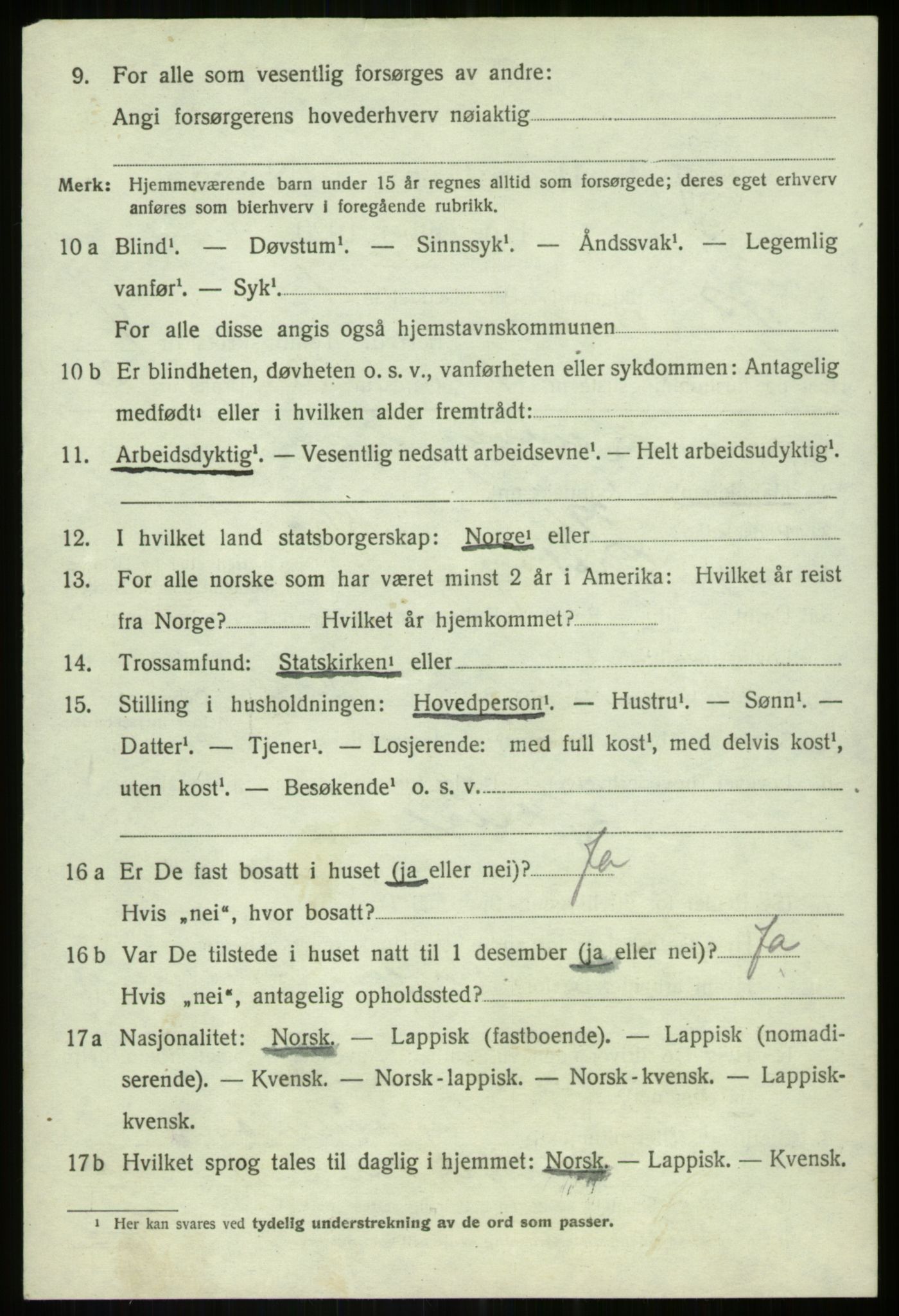 SATØ, 1920 census for Bardu, 1920, p. 1635