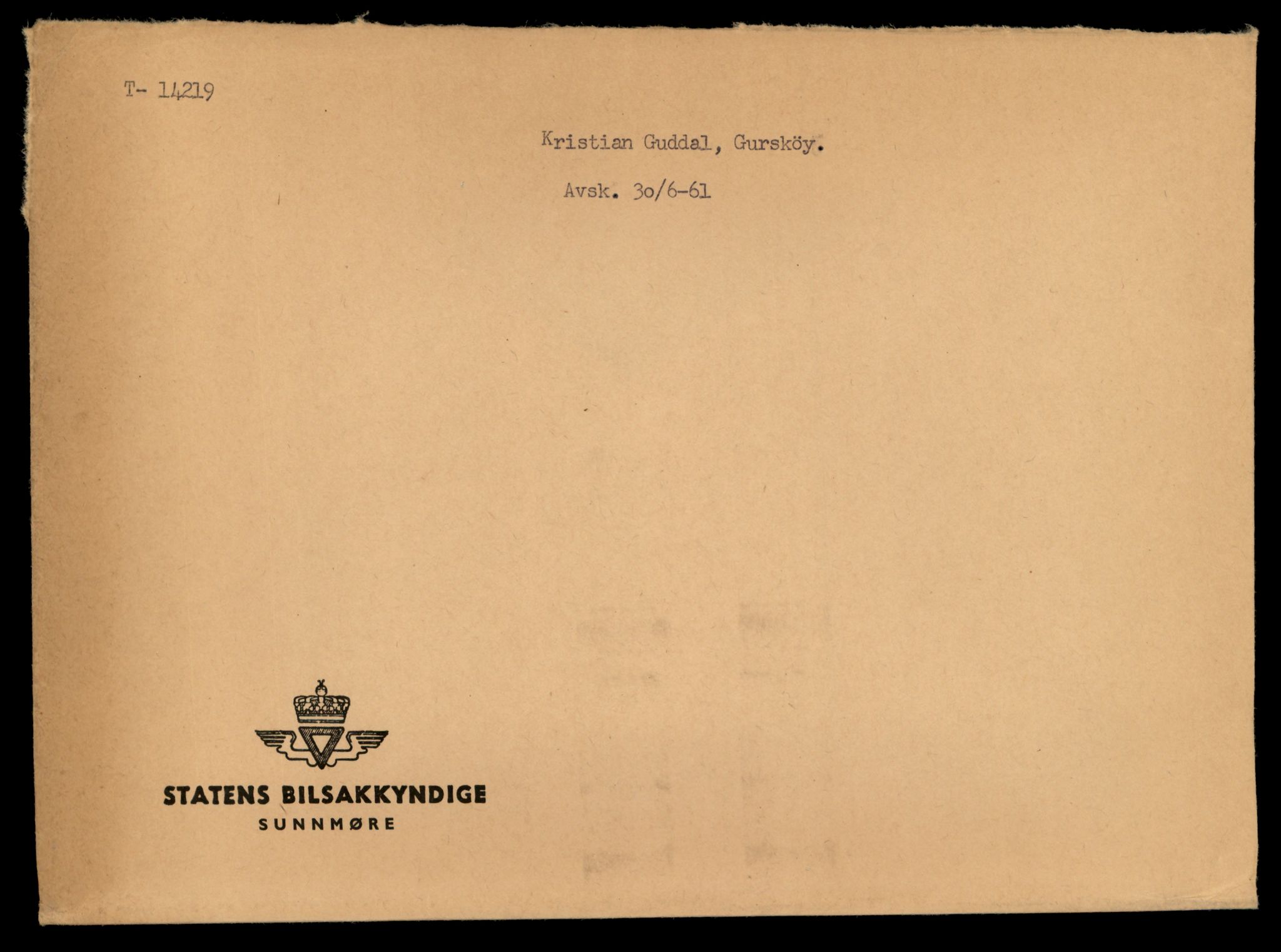 Møre og Romsdal vegkontor - Ålesund trafikkstasjon, AV/SAT-A-4099/F/Fe/L0044: Registreringskort for kjøretøy T 14205 - T 14319, 1927-1998, p. 488