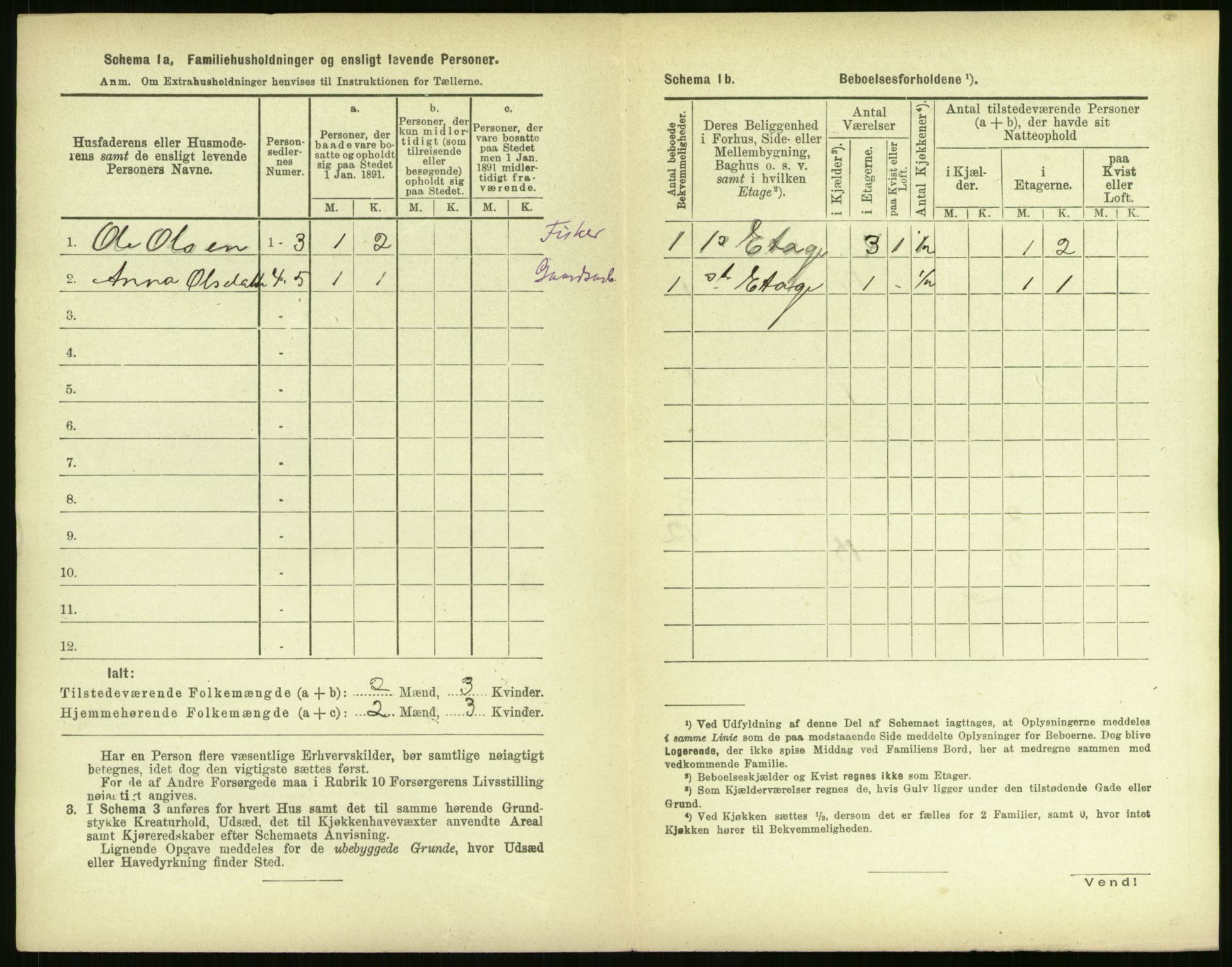 RA, 1891 census for 1104 Skudeneshavn, 1891, p. 51