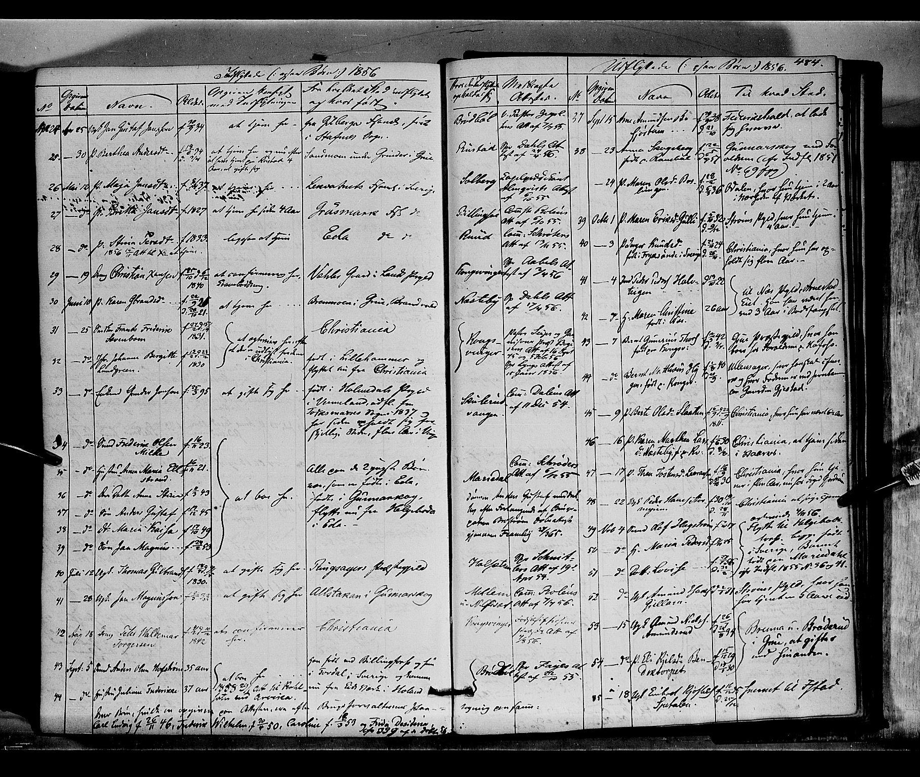 Vinger prestekontor, AV/SAH-PREST-024/H/Ha/Haa/L0010: Parish register (official) no. 10, 1855-1861, p. 484