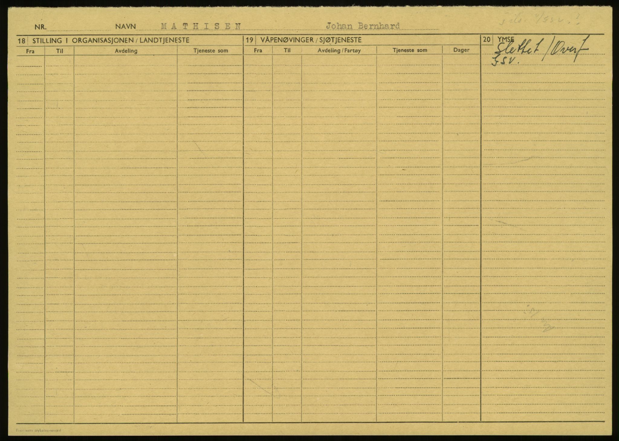 Forsvaret, Varanger bataljon, AV/RA-RAFA-2258/1/D/L0457: Rulleblad og tjenesteuttalelser for befal født 1910, 1920 og 1930, 1910-1930, p. 11