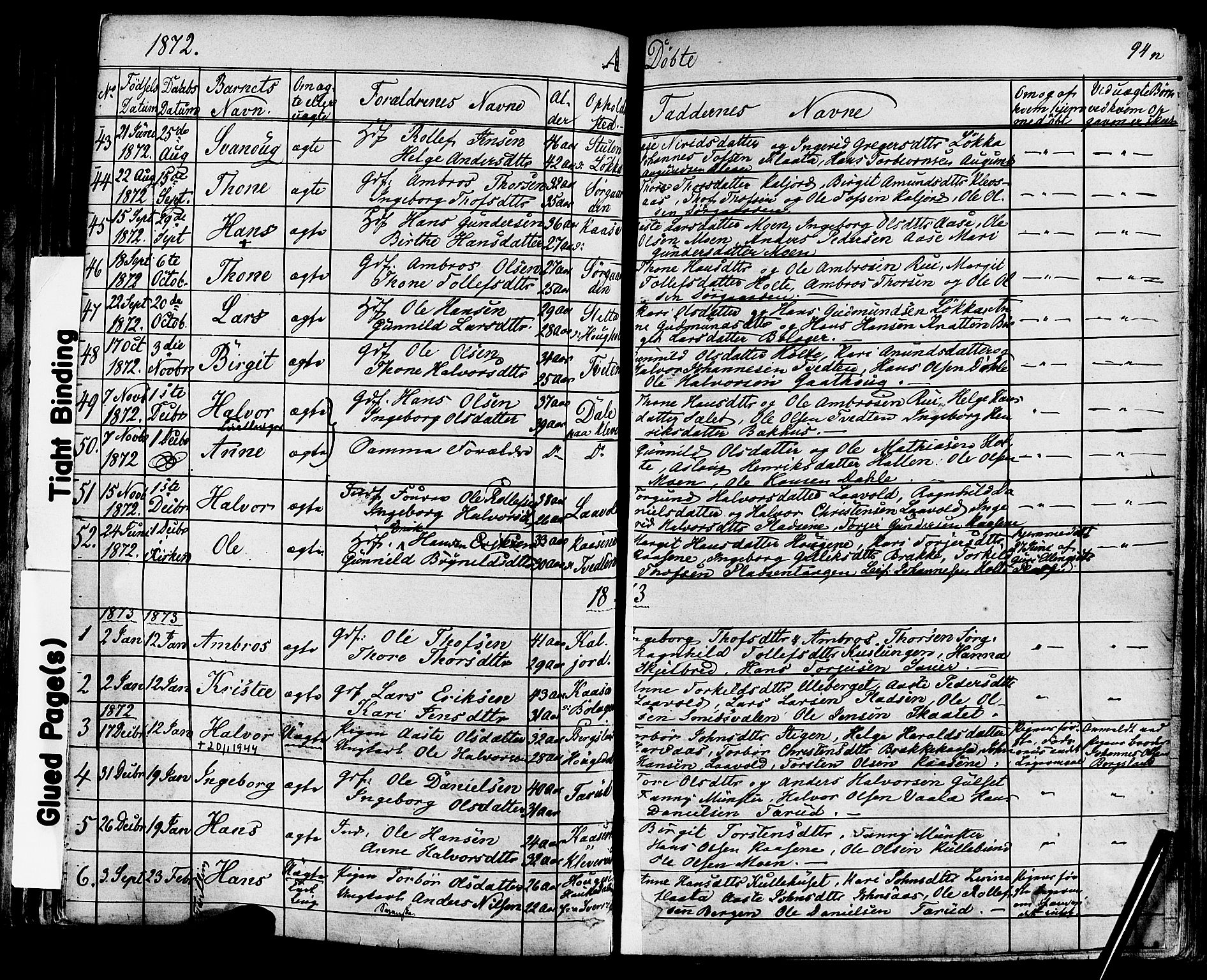 Sauherad kirkebøker, AV/SAKO-A-298/F/Fa/L0007: Parish register (official) no. I 7, 1851-1873