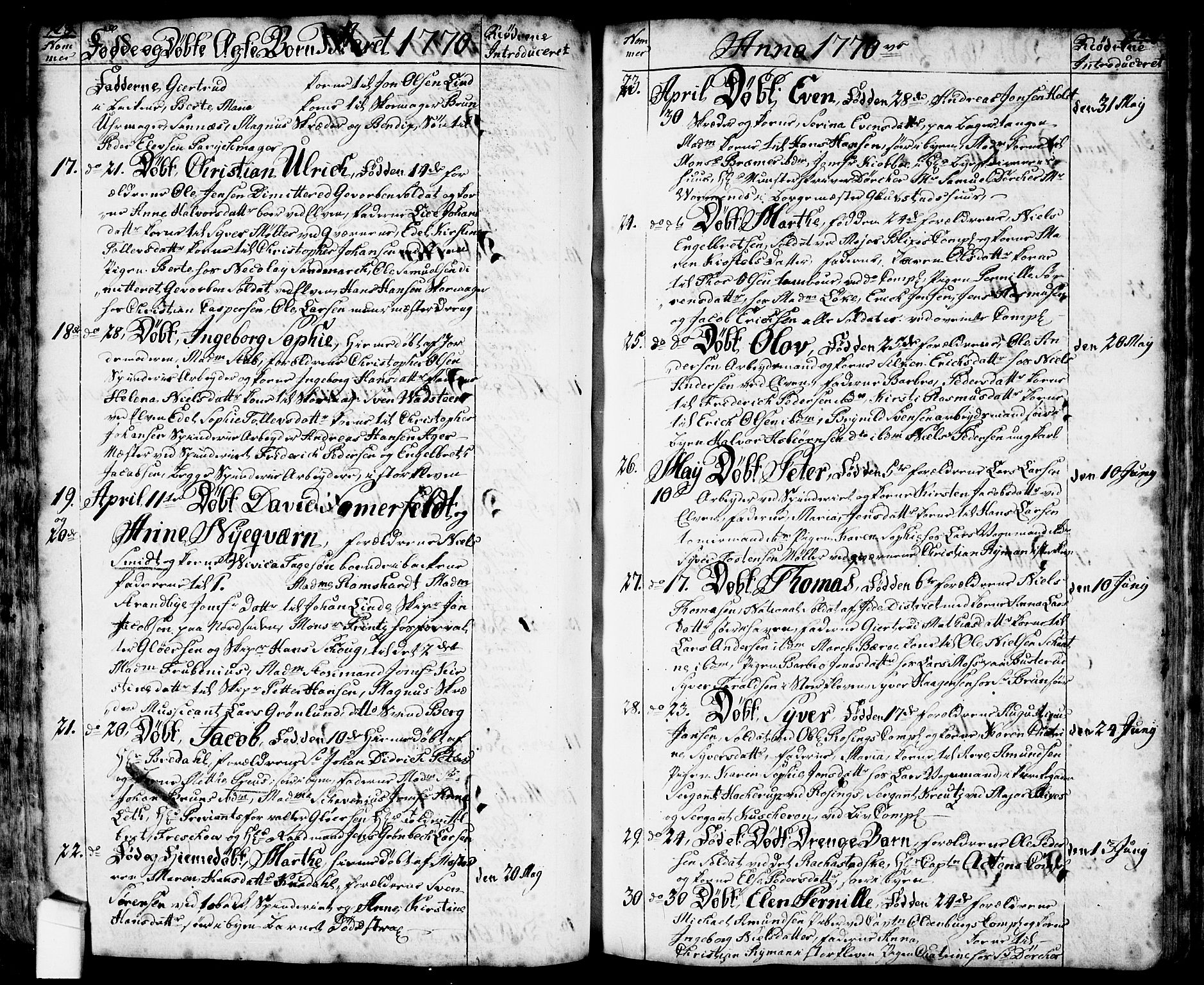 Halden prestekontor Kirkebøker, AV/SAO-A-10909/F/Fa/L0001: Parish register (official) no. I 1, 1758-1791, p. 128-129