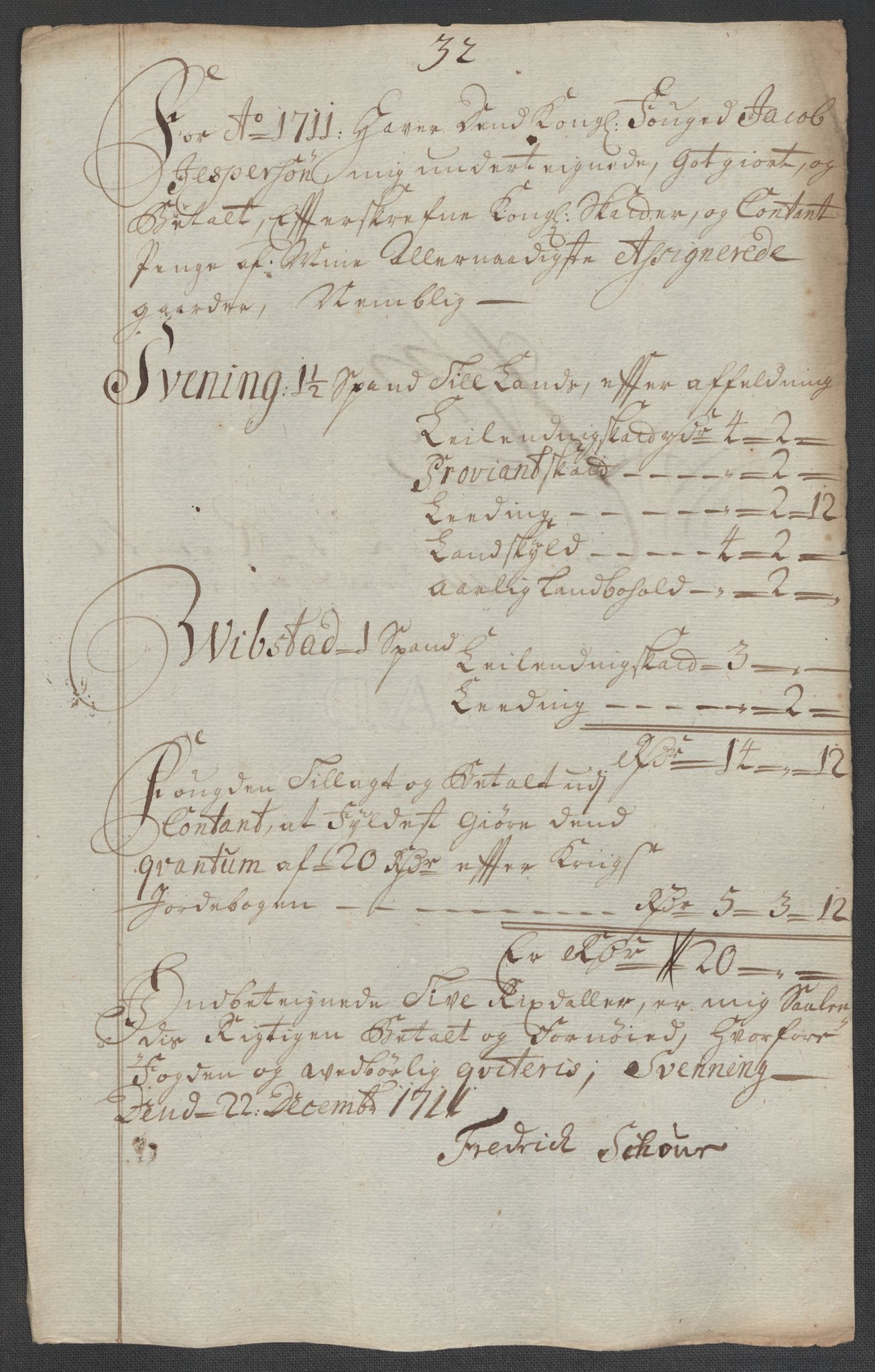 Rentekammeret inntil 1814, Reviderte regnskaper, Fogderegnskap, RA/EA-4092/R64/L4432: Fogderegnskap Namdal, 1711, p. 193