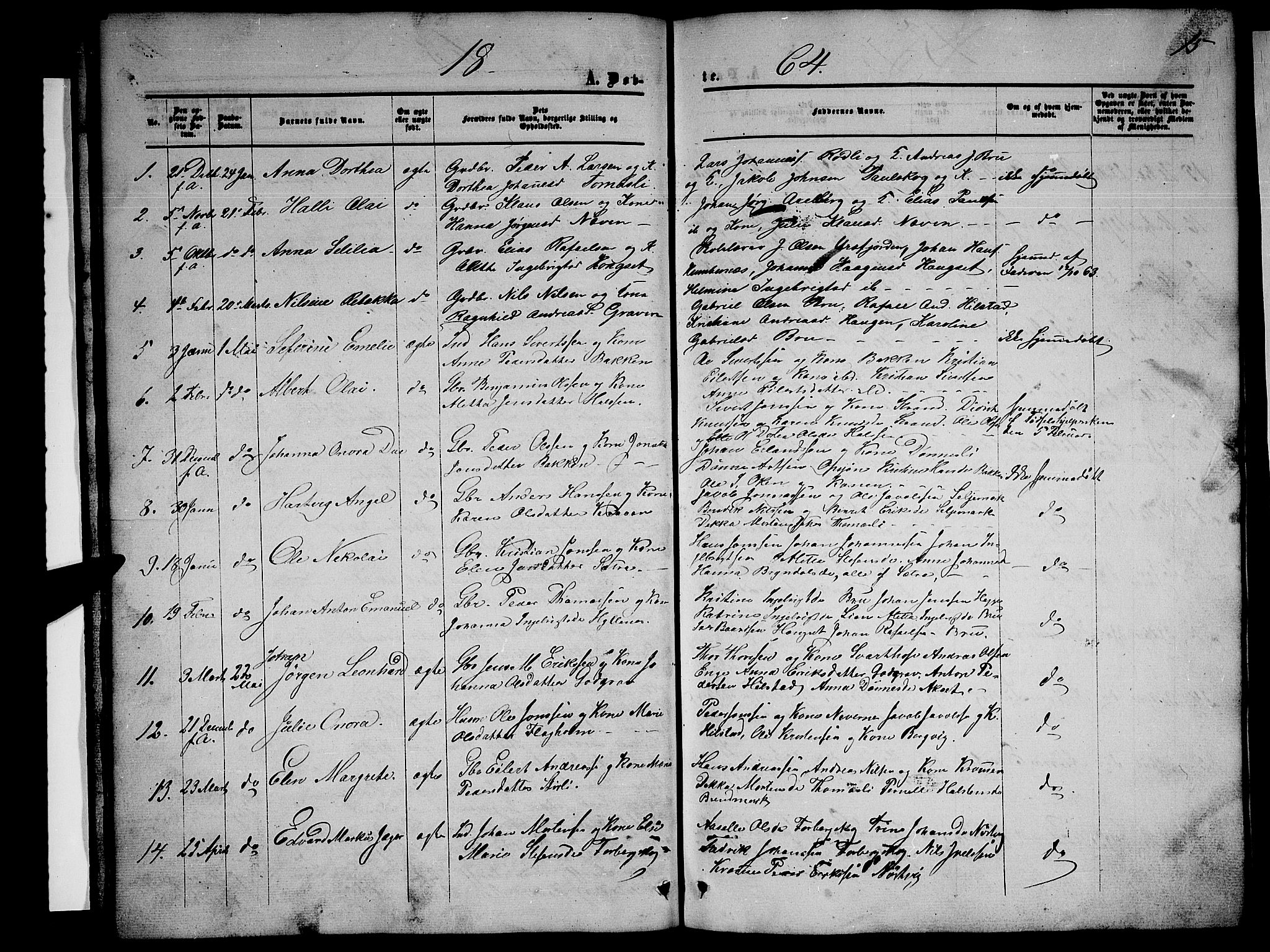 Ministerialprotokoller, klokkerbøker og fødselsregistre - Nordland, AV/SAT-A-1459/814/L0229: Parish register (copy) no. 814C02, 1859-1883, p. 15
