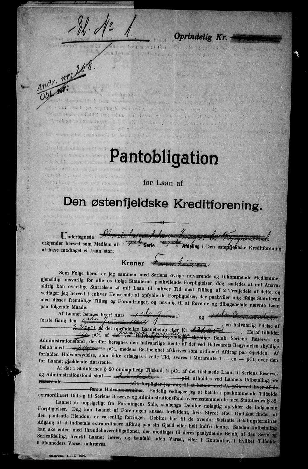 Onsøy sorenskriveri, SAO/A-10474/G/Ga/Gaa/L0045: Mortgage book no. I 45, 1916-1917, p. 1