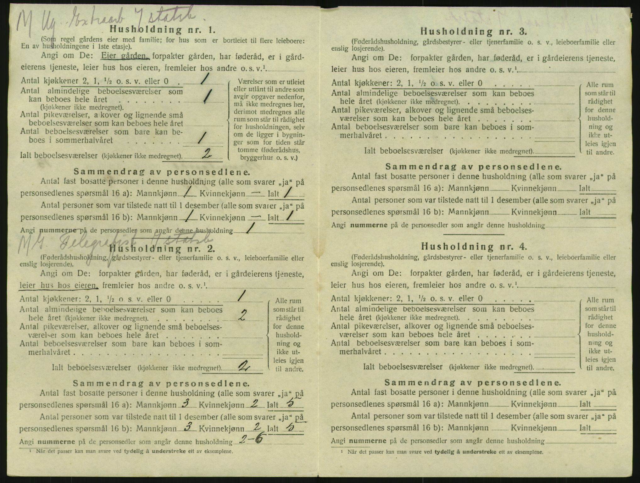 SAKO, 1920 census for Brunlanes, 1920, p. 1842