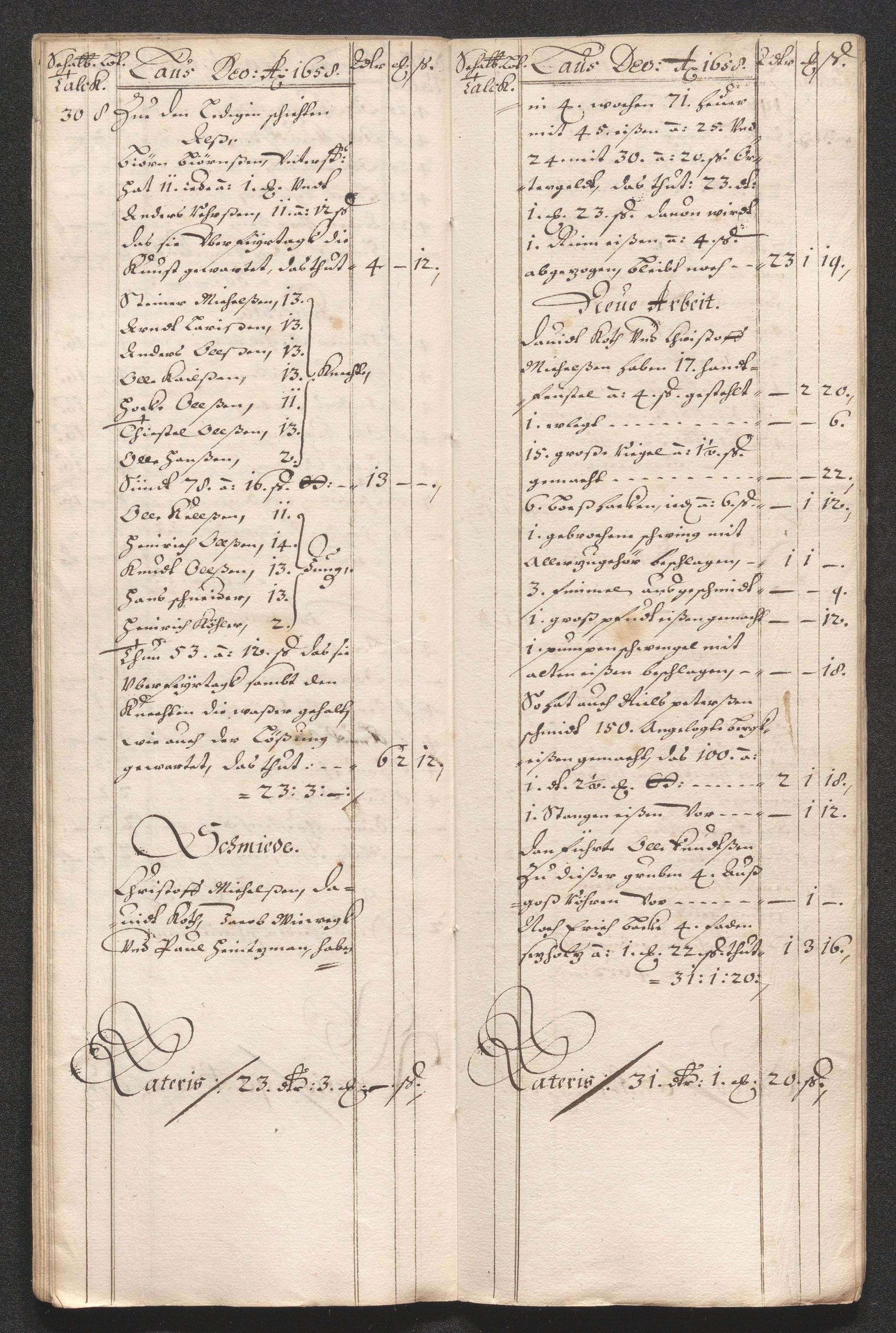 Kongsberg Sølvverk 1623-1816, AV/SAKO-EA-3135/001/D/Dc/Dcd/L0033: Utgiftsregnskap for gruver m.m. , 1658, p. 319