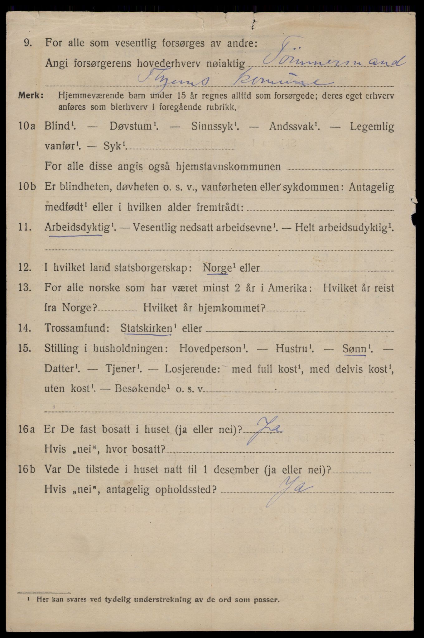 SAT, 1920 census for Trondheim, 1920, p. 35563