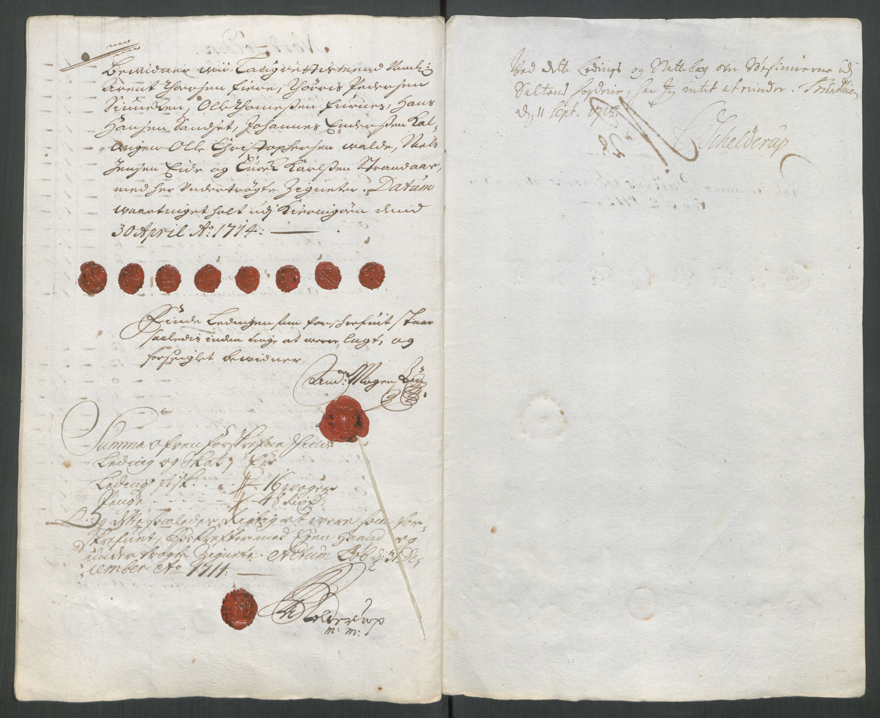 Rentekammeret inntil 1814, Reviderte regnskaper, Fogderegnskap, RA/EA-4092/R66/L4584: Fogderegnskap Salten, 1714, p. 250