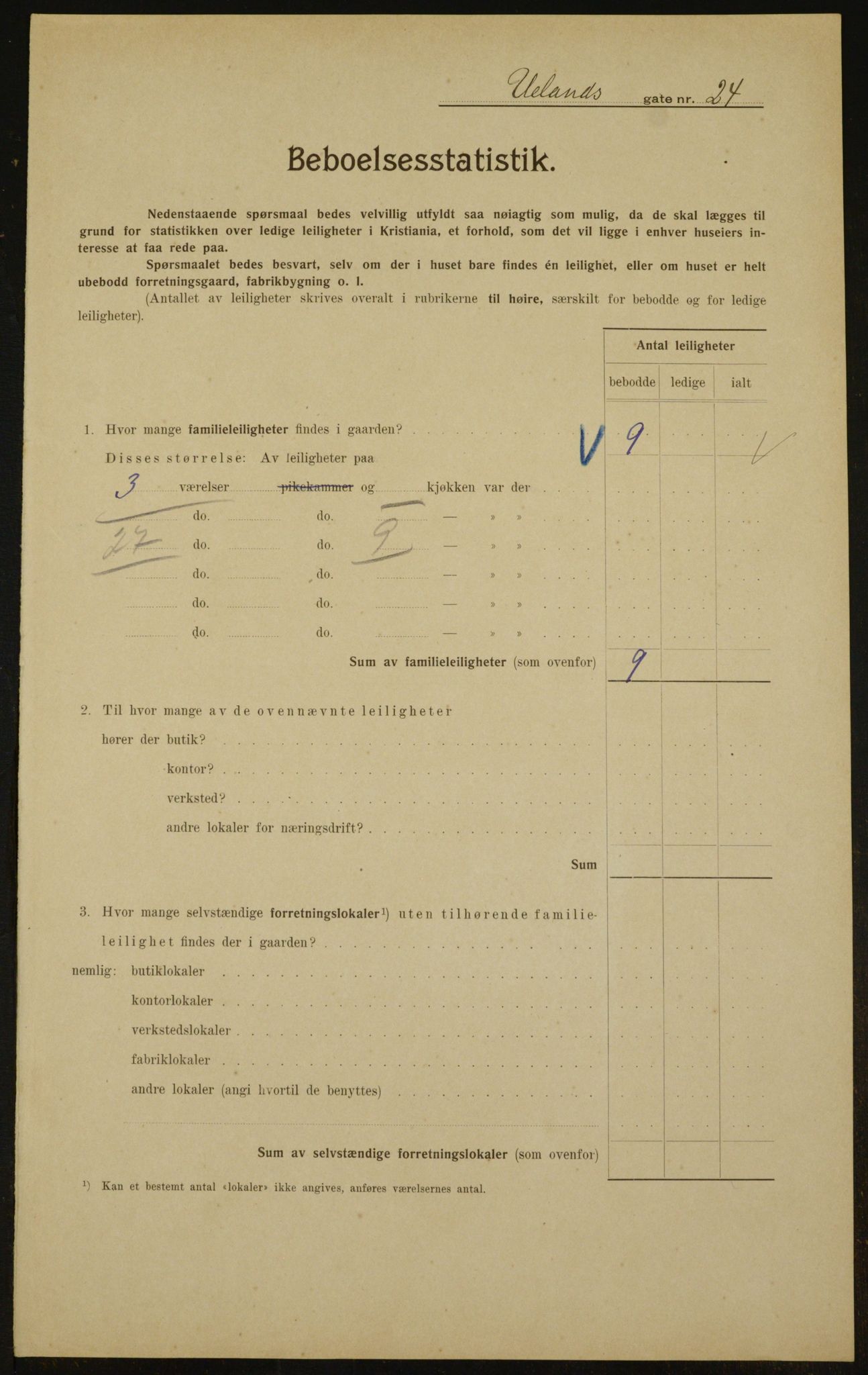 OBA, Municipal Census 1910 for Kristiania, 1910, p. 112552