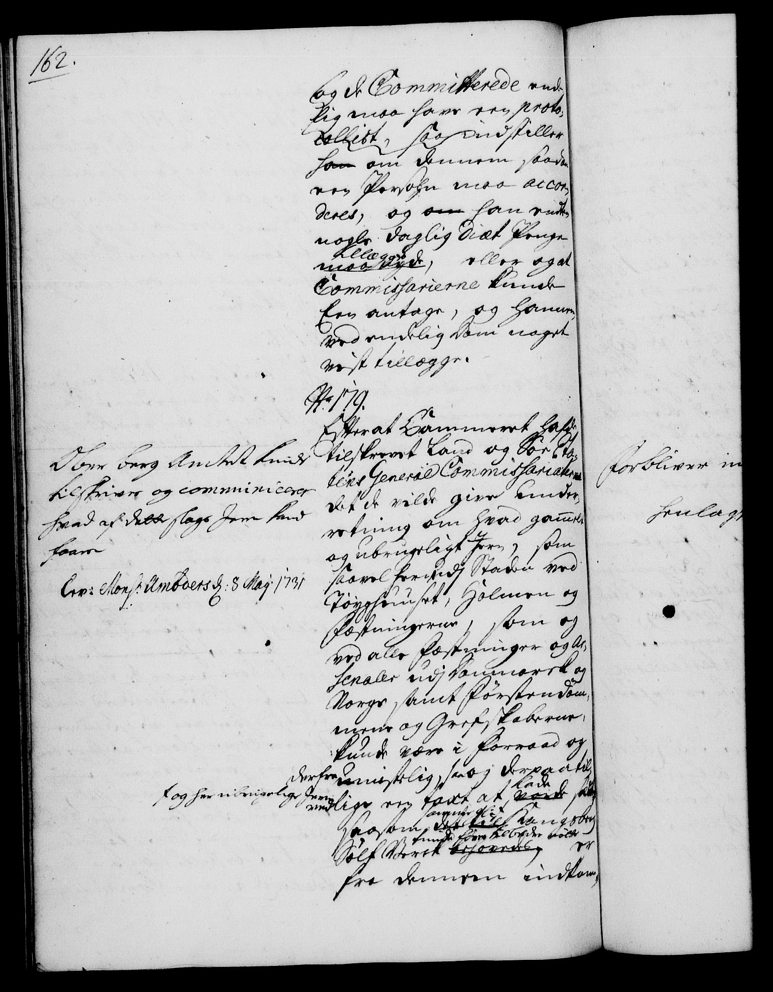 Rentekammeret, Kammerkanselliet, RA/EA-3111/G/Gh/Gha/L0013: Norsk ekstraktmemorialprotokoll (merket RK 53.58), 1731, p. 162