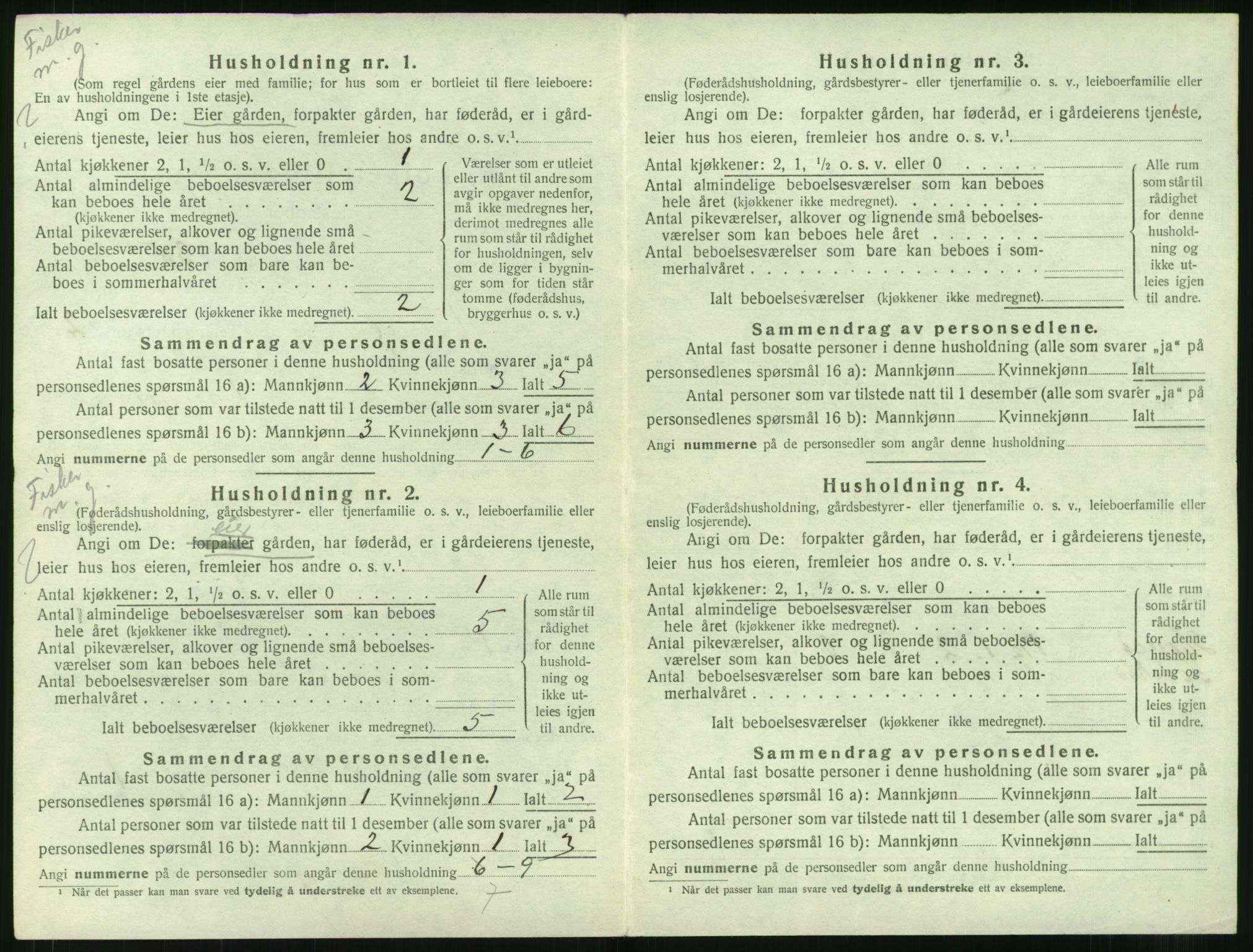 SAT, 1920 census for Vigra, 1920, p. 153