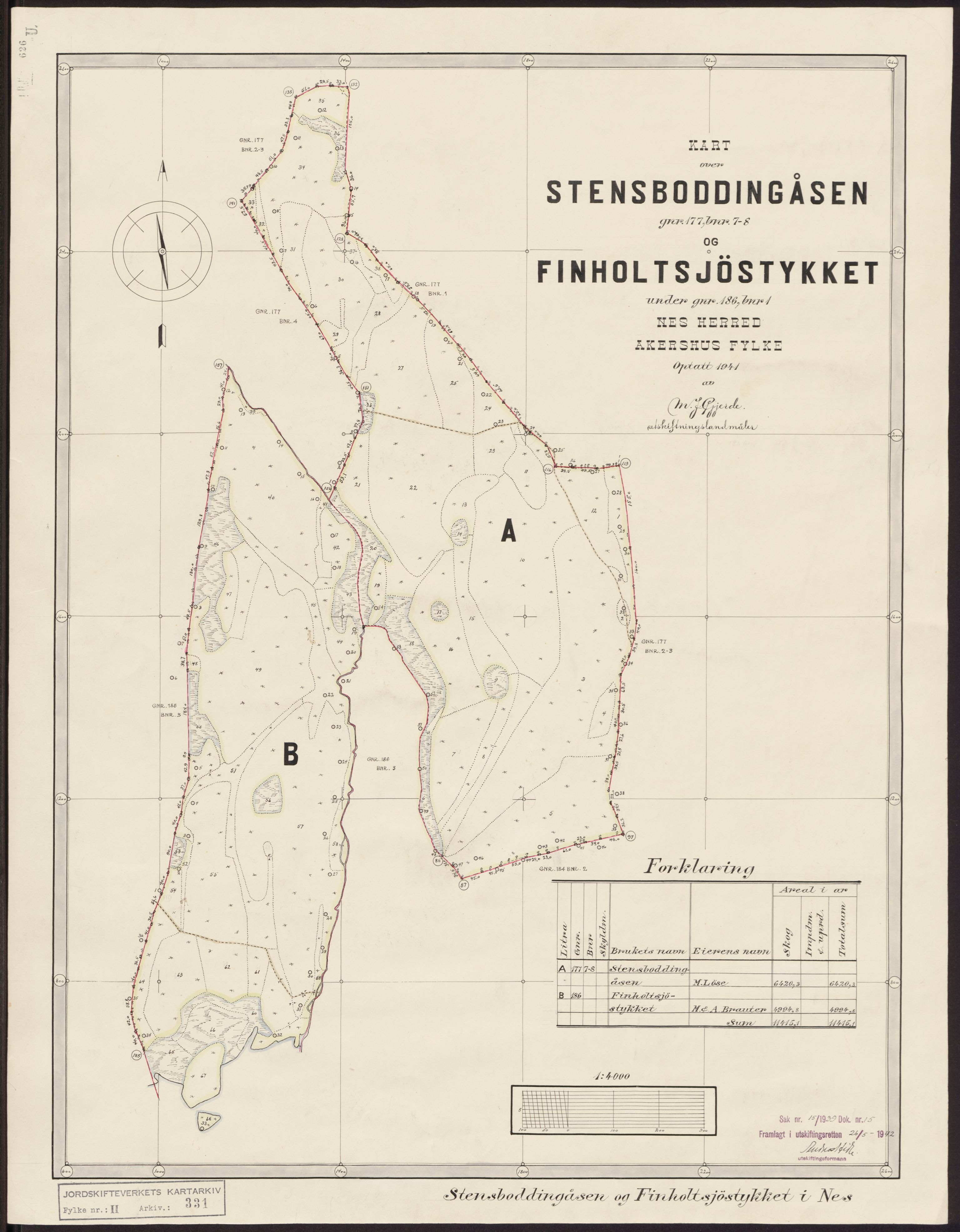 Jordskifteverkets kartarkiv, RA/S-3929/T, 1859-1988, p. 424