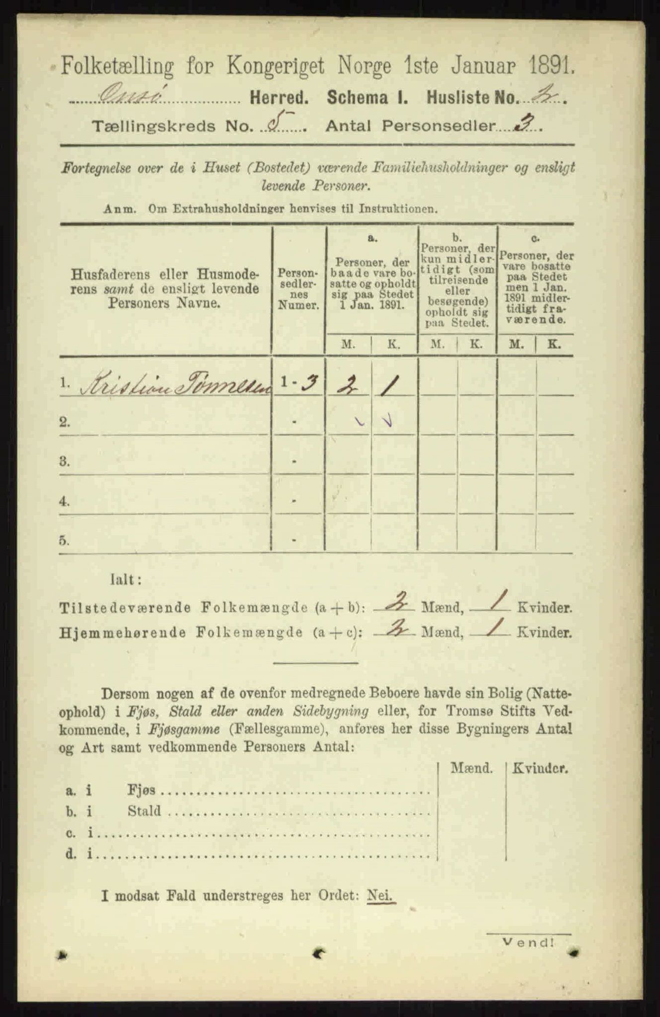 RA, 1891 census for 0134 Onsøy, 1891, p. 3707